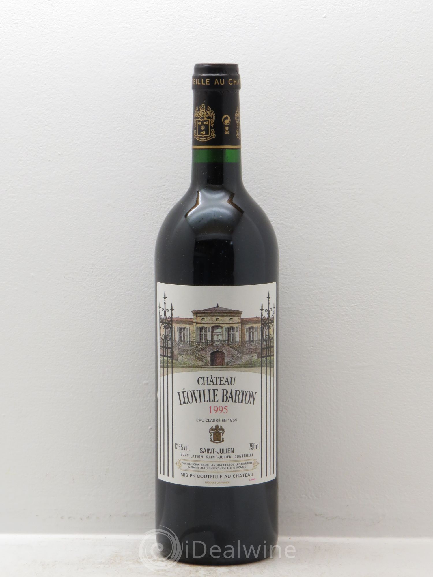 Château Léoville Barton 2ème Grand Cru Classé 1995 - Lot de 1 bouteille - 0