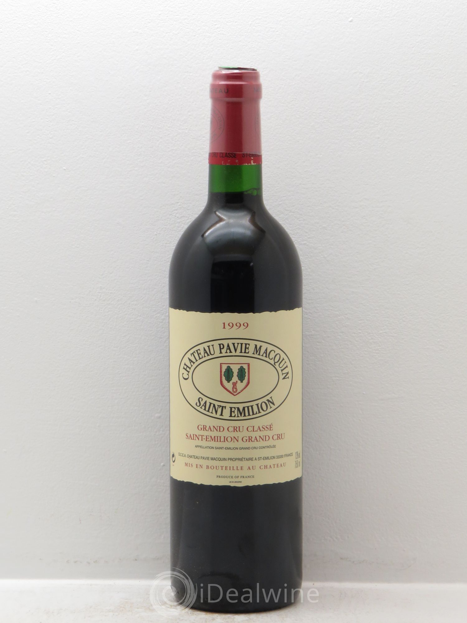 Château Pavie Macquin 1er Grand Cru Classé B 1999 - Lot de 1 bouteille - 0