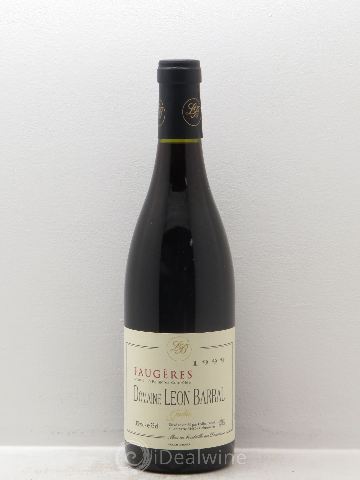 Faugères Jadis Domaine Léon Barral 1999 - Lot de 1 bouteille - 0