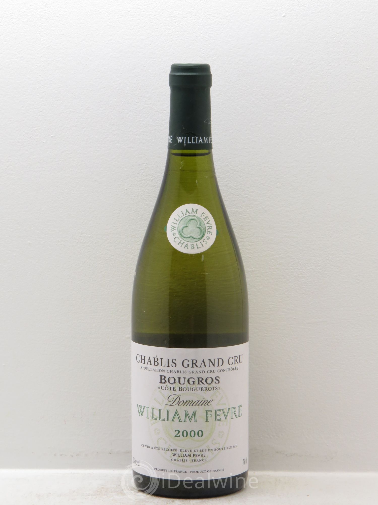 Chablis Grand Cru Bougros Côte Bouguerots William Fèvre 2000 - Lot de 1 bouteille - 0