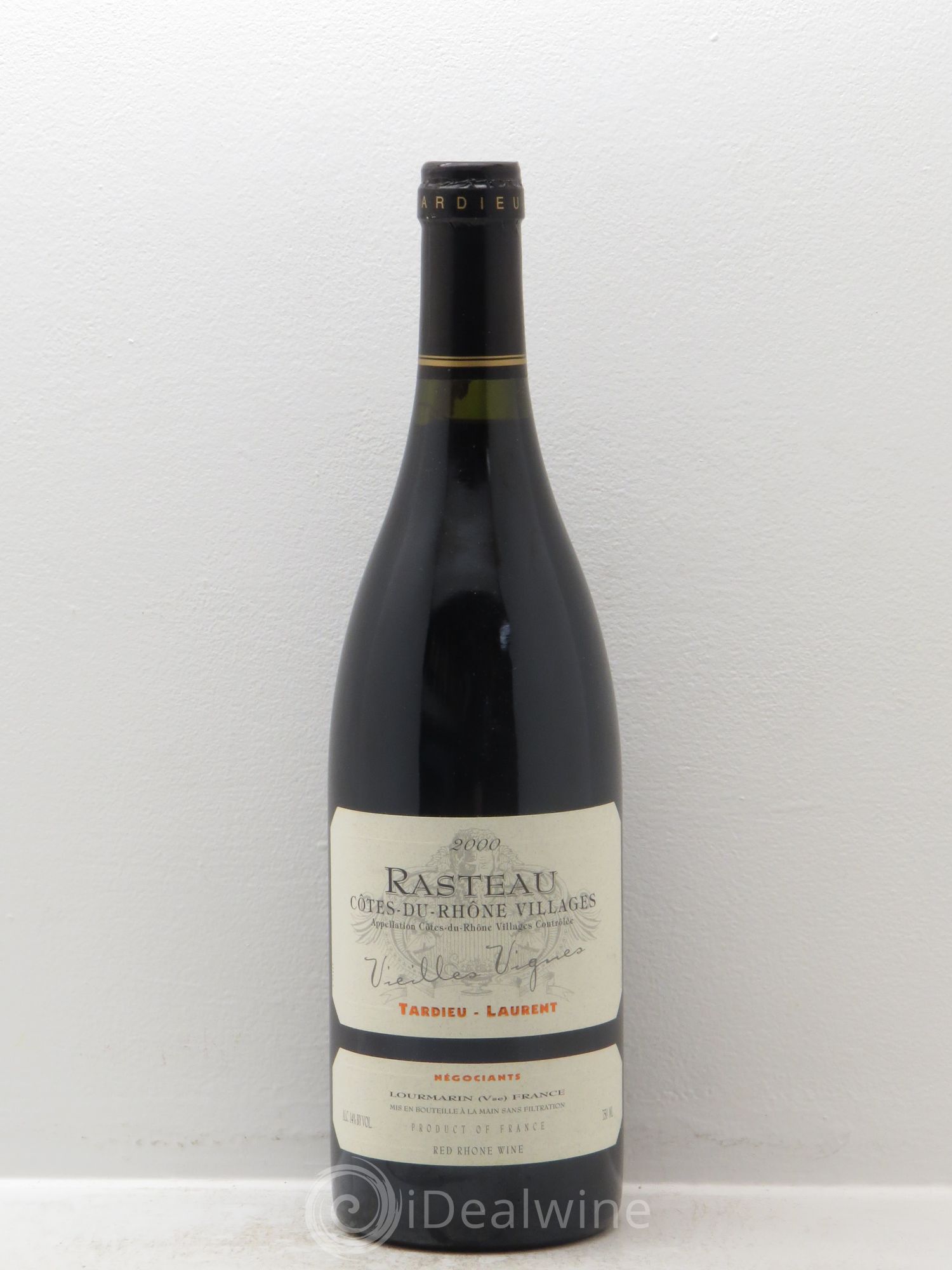 Rasteau Vieilles vignes Tardieu Laurent 2000 - Lotto di 1 bottiglia - 0
