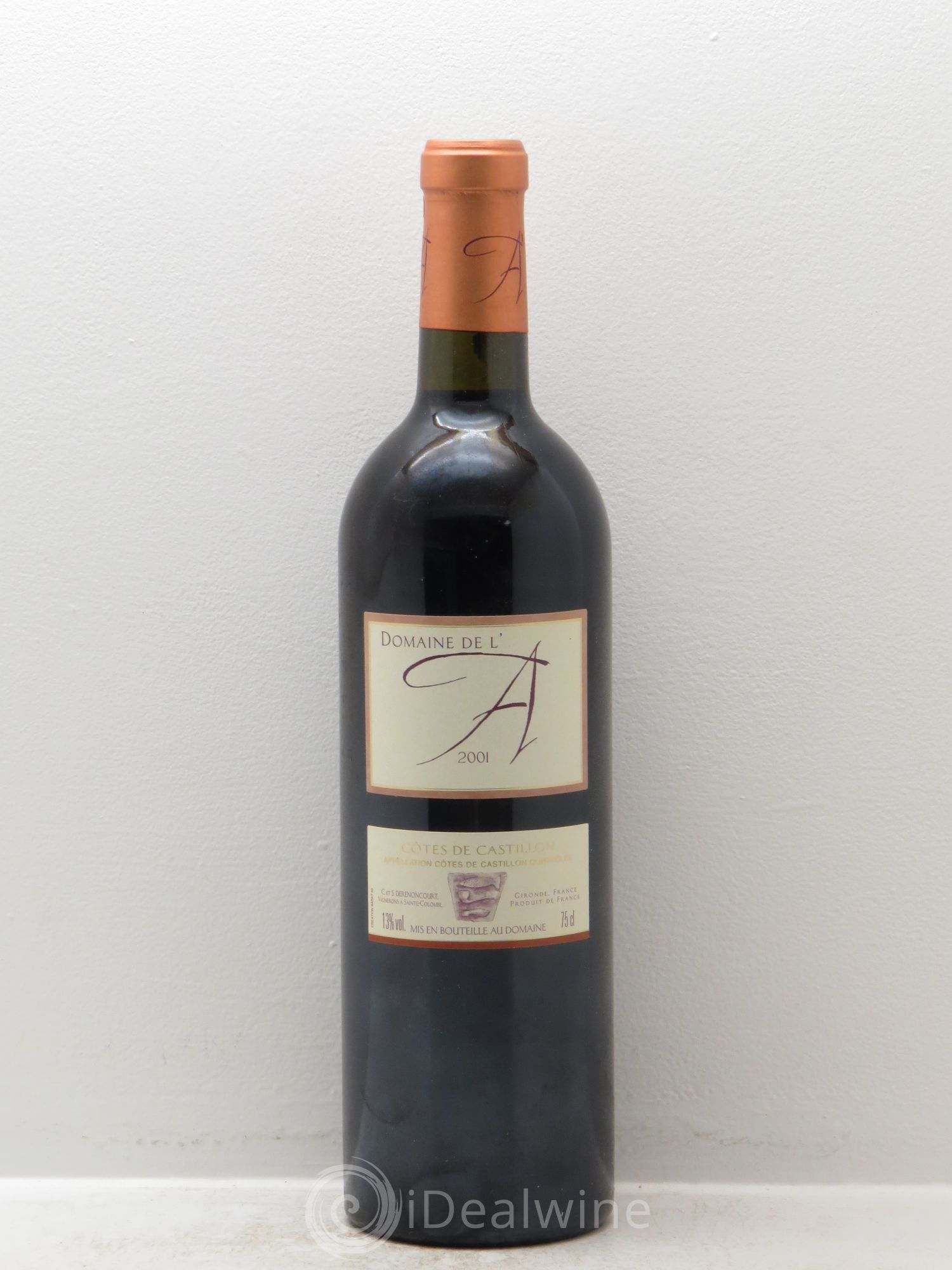 Domaine de l'A 2001 - Lot de 1 bouteille - 0