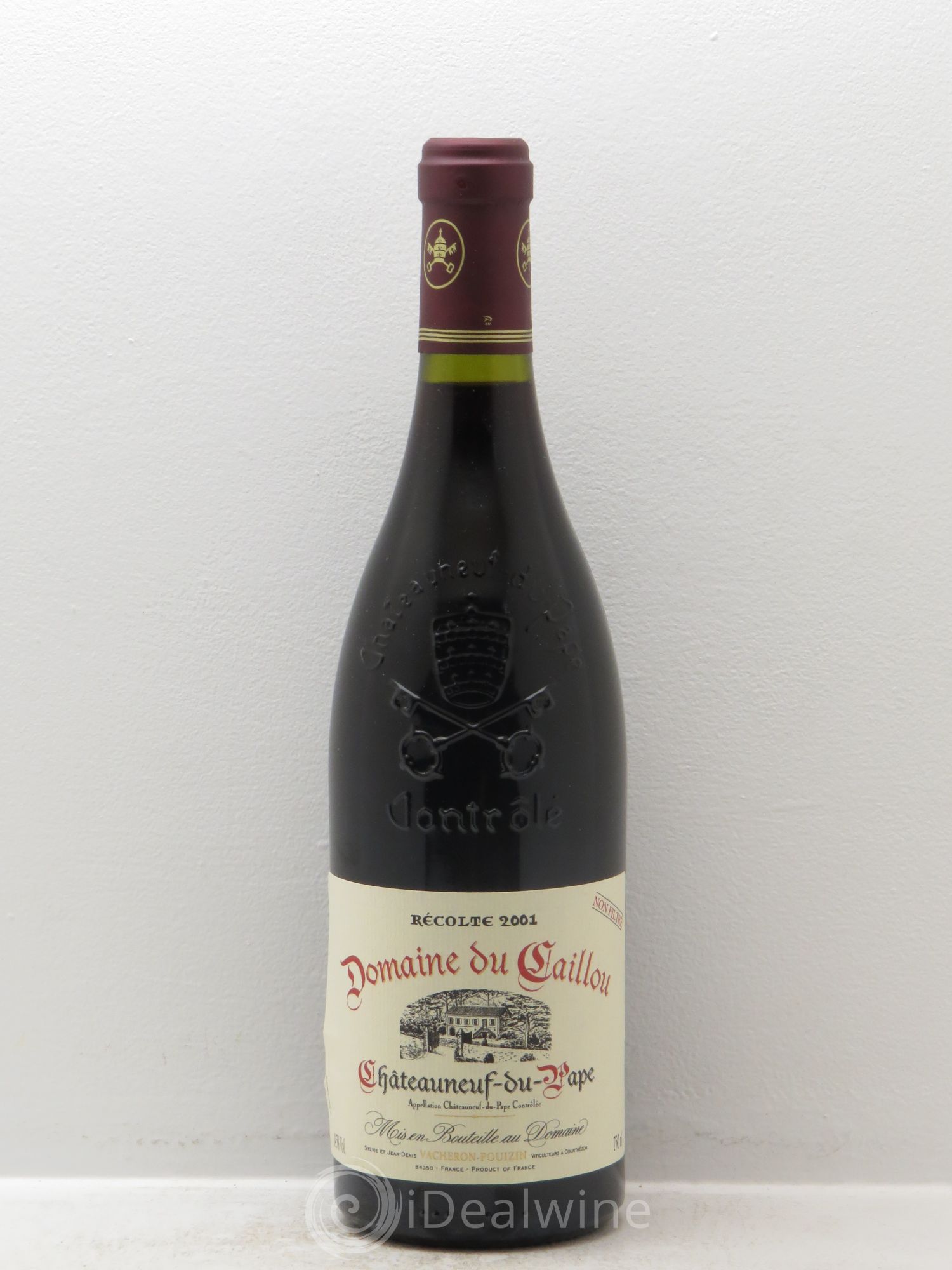 Châteauneuf-du-Pape Domaine Le Clos Du Caillou 2001 - Lot de 1 bouteille - 0