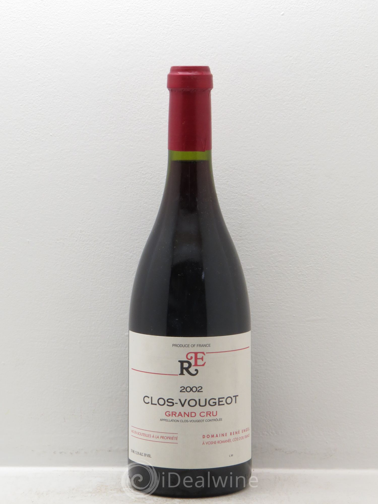 Clos de Vougeot Grand Cru Domaine René Engel - Domaine Eugénie 2002 - Lot de 1 bouteille - 0