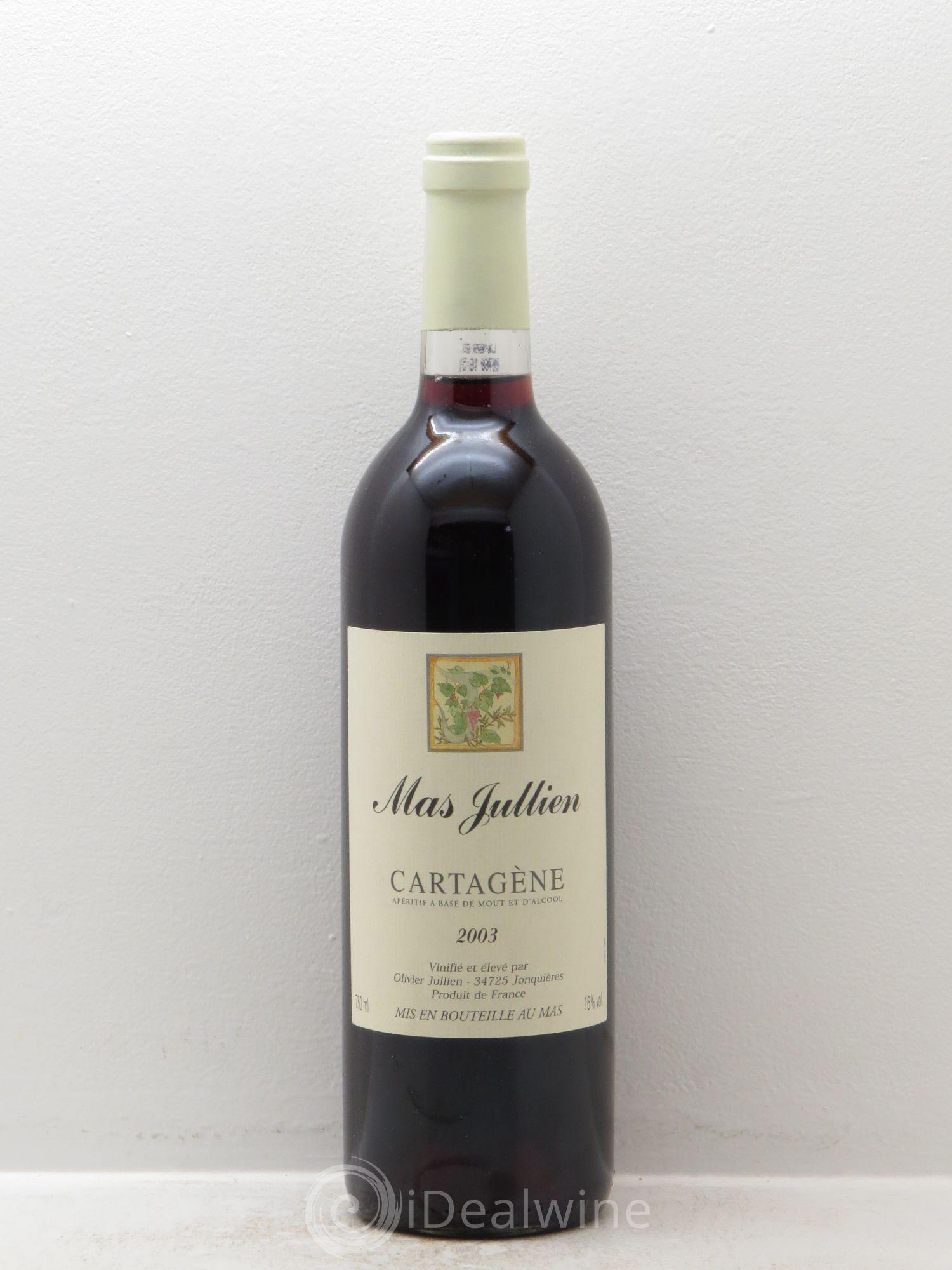 Divers Vin de pays du languedoc Mas Jullien Carthagène moelleux 2003 - Posten von 1 Flasche - 0