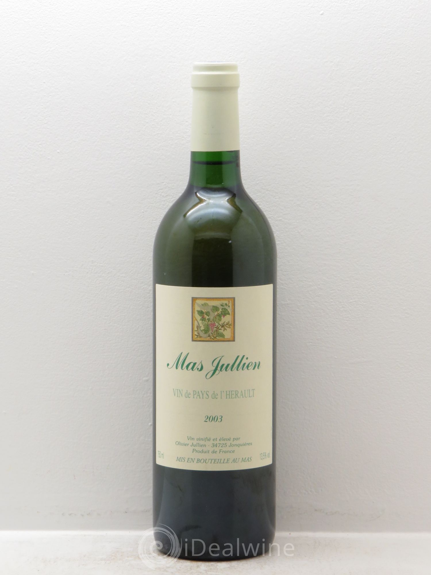 Divers Vin de pays du languedoc Mas Jullien 2003 - Posten von 1 Flasche - 0