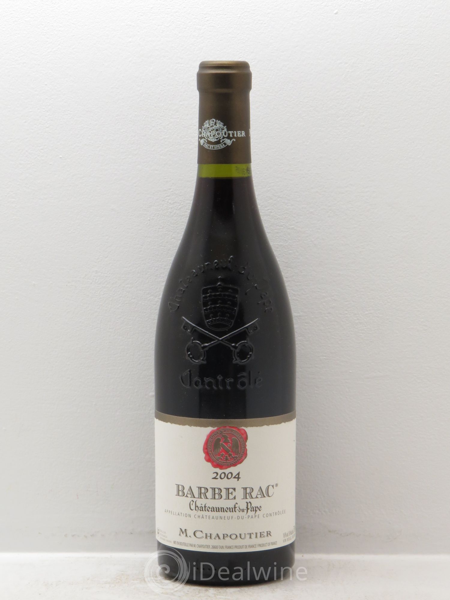 Châteauneuf-du-Pape Barbe Rac Chapoutier 2004 - Lot de 1 bouteille - 0