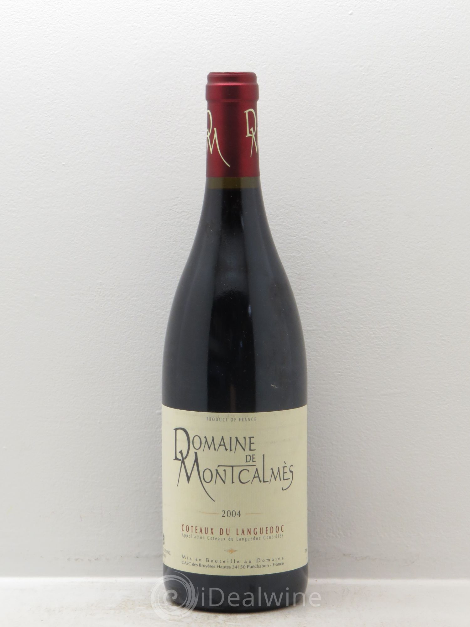 Coteaux du Languedoc Domaine de Montcalmès 2004 - Posten von 1 Flasche - 0