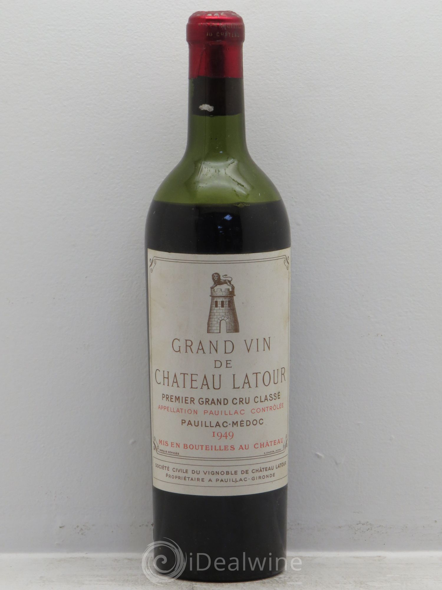 Château Latour 1er Grand Cru Classé 1949 - Lot de 1 bouteille - 0