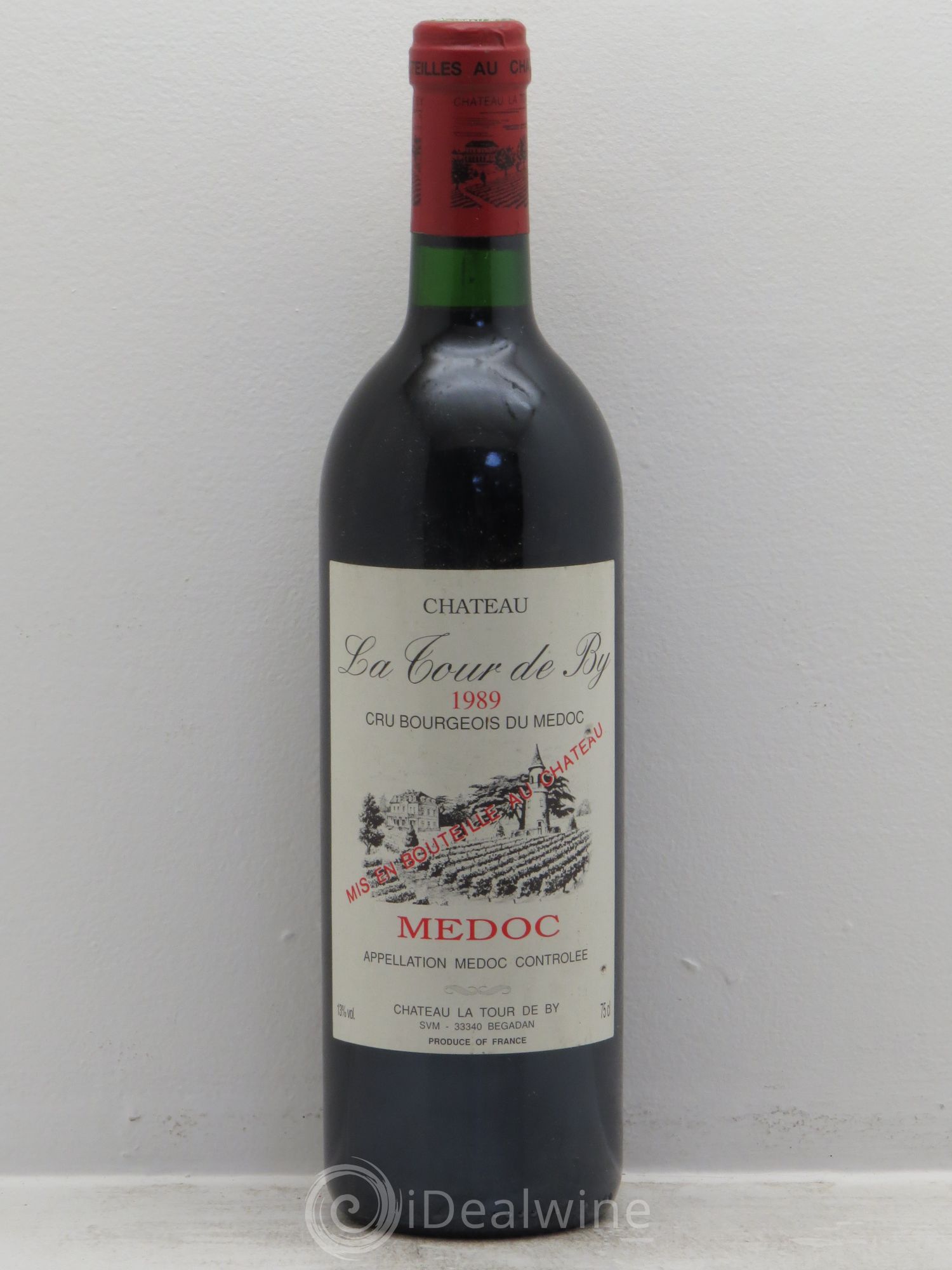 Château La Tour de By Cru Bourgeois 1989 - Lot de 1 bouteille - 0