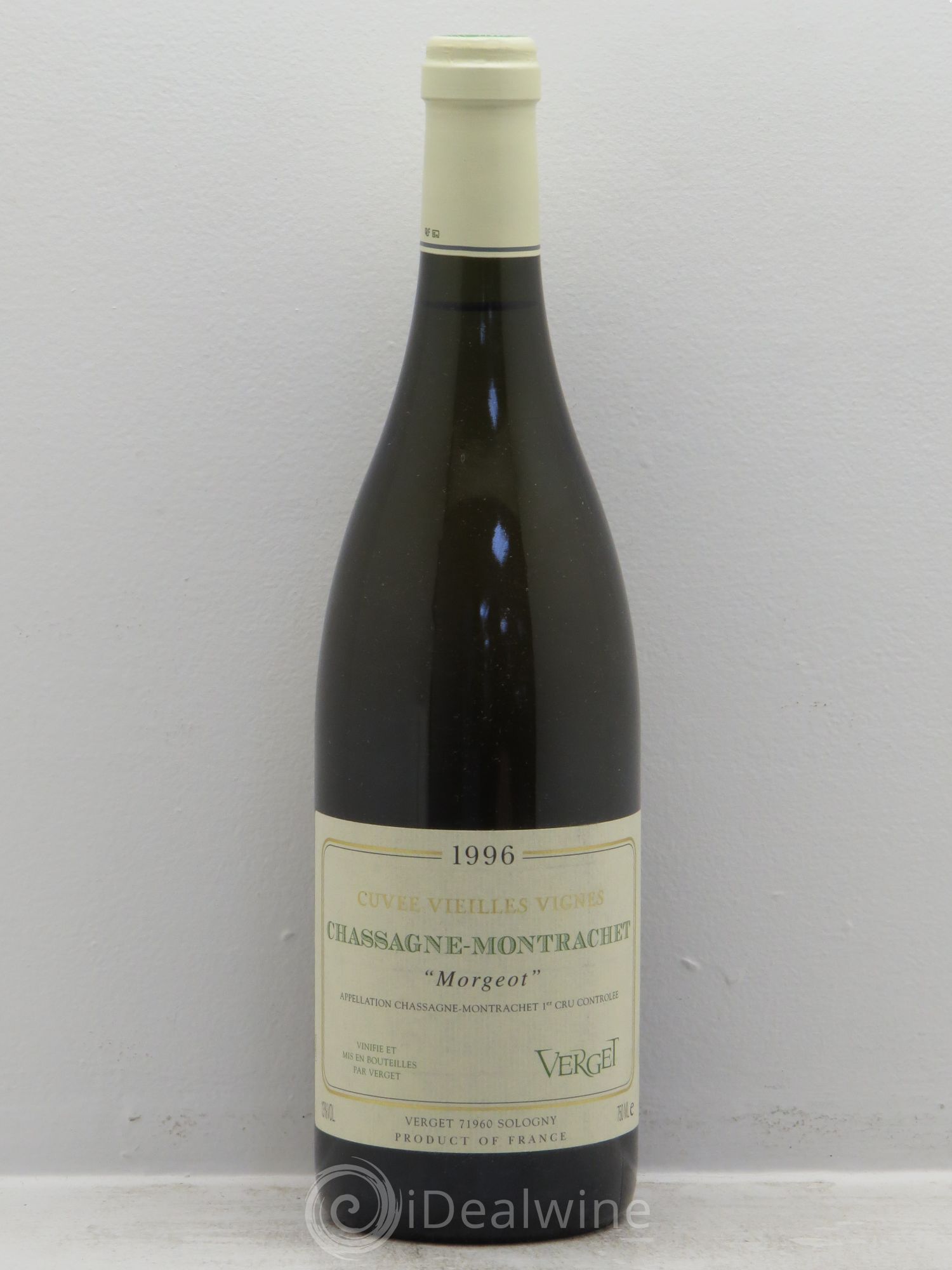 Chassagne-Montrachet 1er Cru Morgeot Verget 1996 - Posten von 1 Flasche - 0