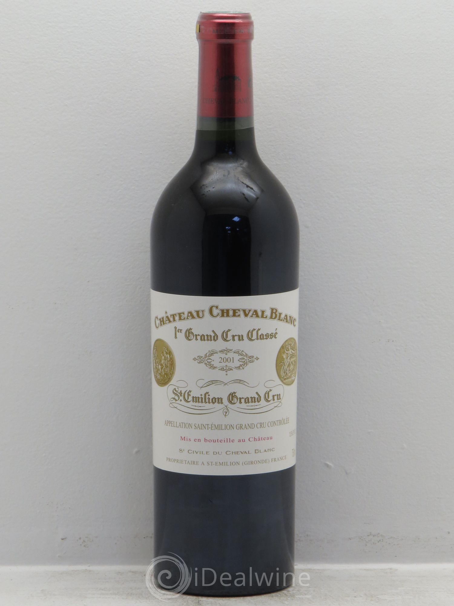 Château Cheval Blanc 1er Grand Cru Classé A 2001 - Lot de 1 bouteille - 0