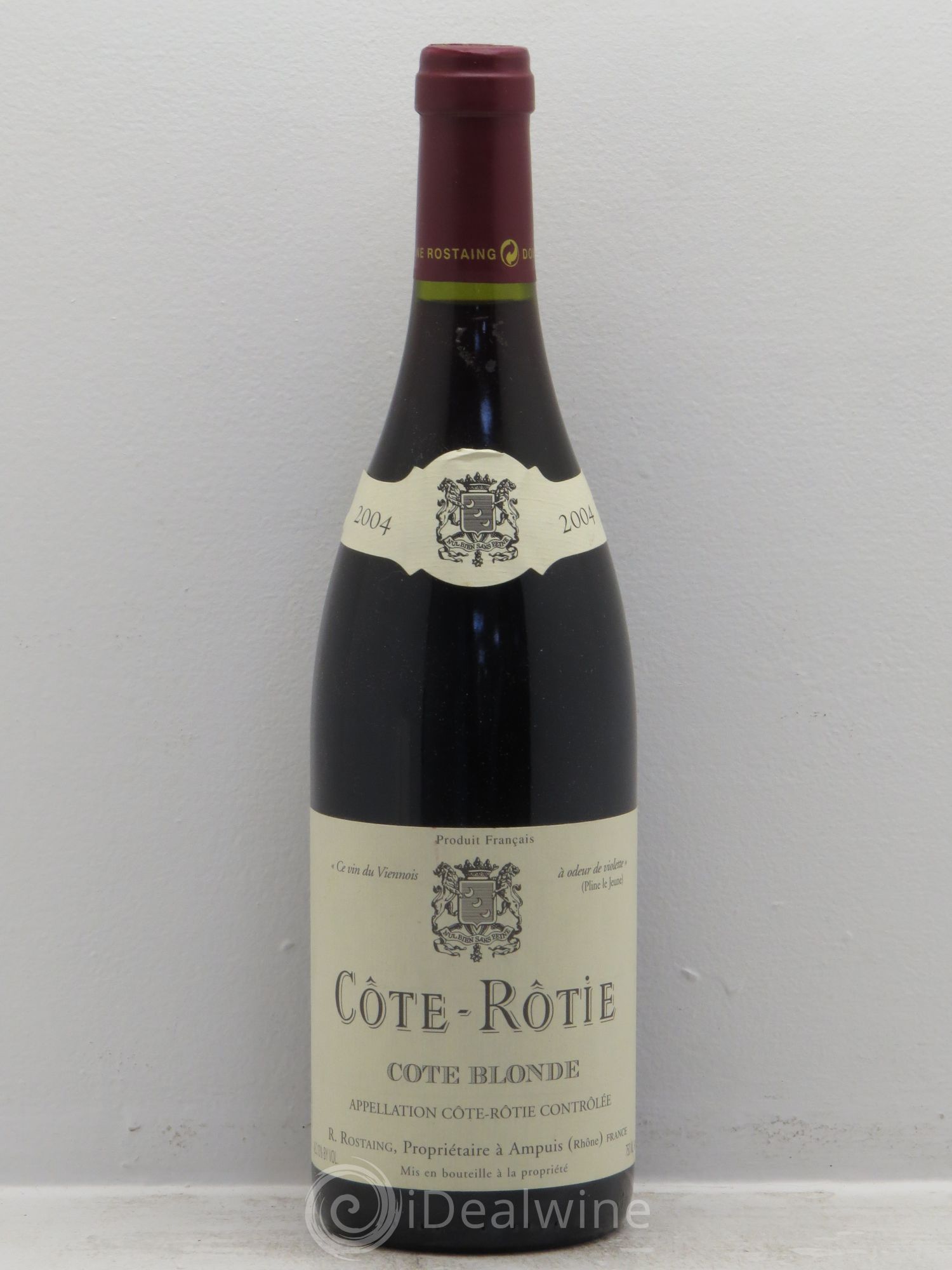 Côte-Rôtie Côte Blonde René Rostaing 2004 - Lot de 1 bouteille - 0