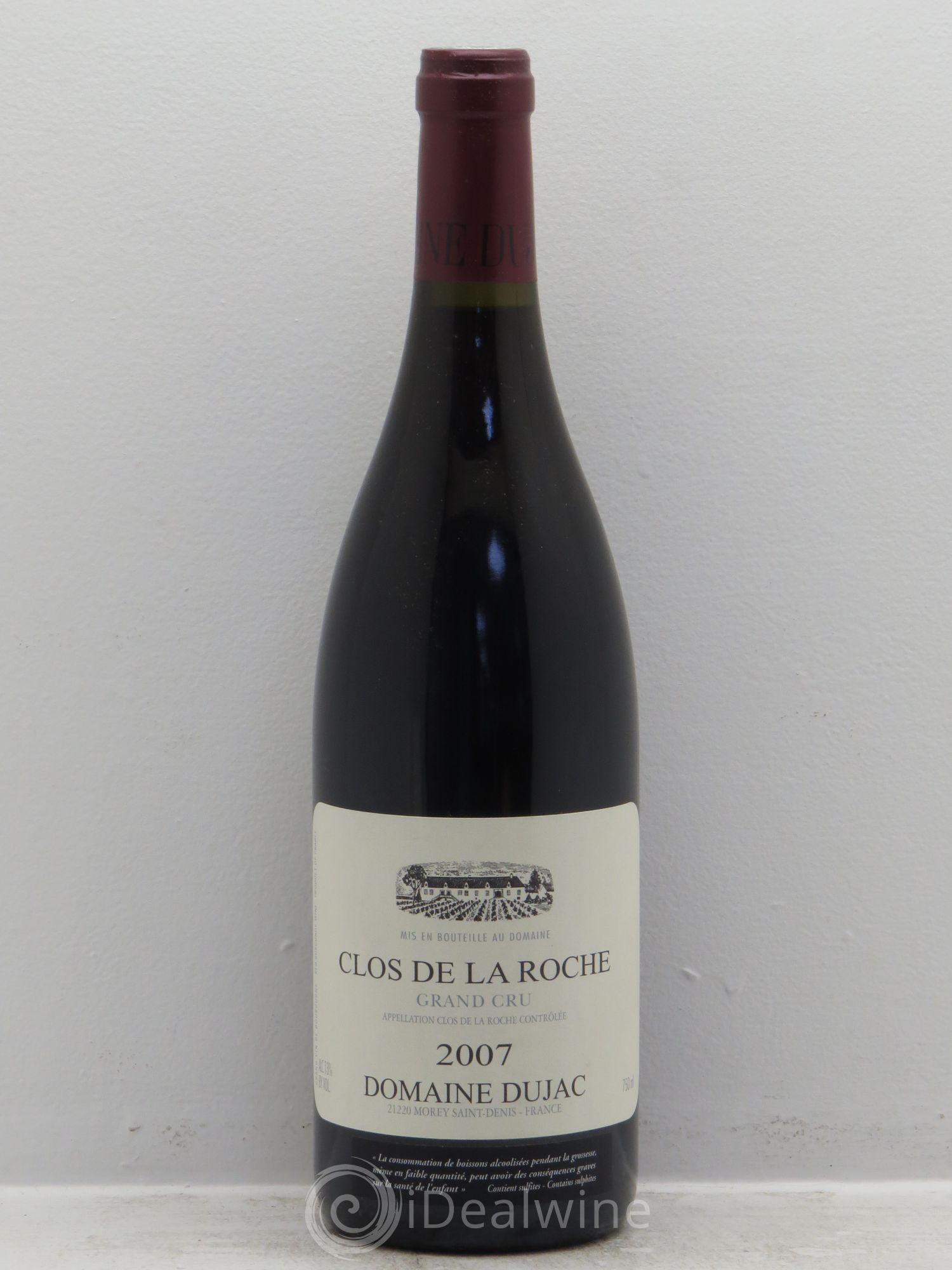 Clos de la Roche Grand Cru Dujac (Domaine) 2007 - Lot de 1 bouteille - 0