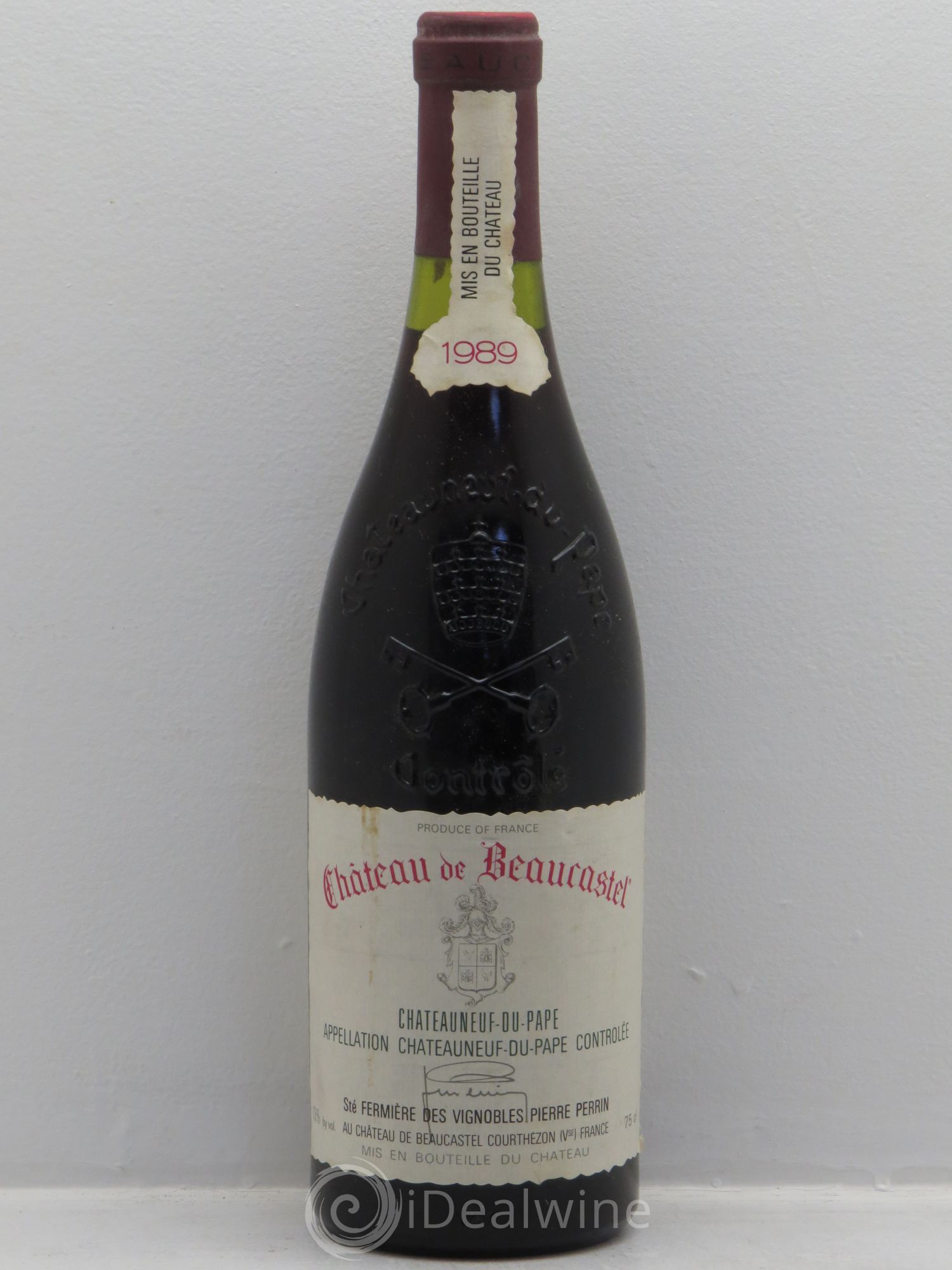 Châteauneuf-du-Pape Château de Beaucastel Famille Perrin 1989 - Lot de 1 bouteille - 0