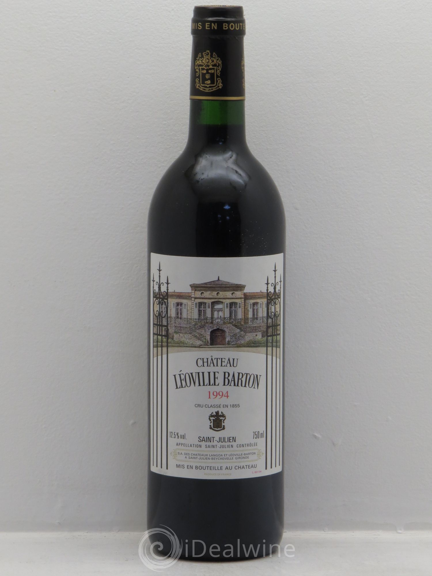 Château Léoville Barton 2ème Grand Cru Classé 1994 - Lot de 1 bouteille - 0