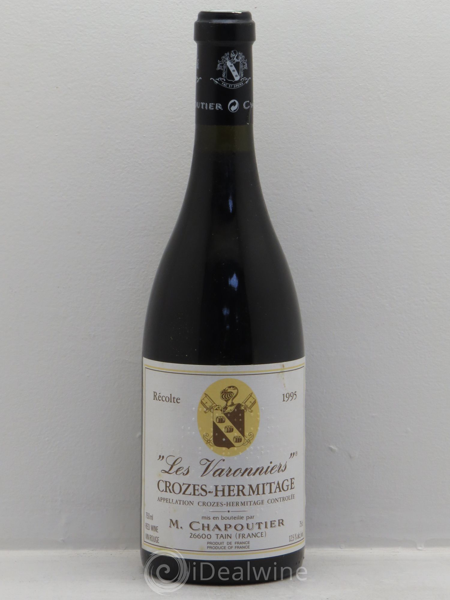 Crozes-Hermitage Les Varonniers Chapoutier 1995 - Lot de 1 bouteille - 0