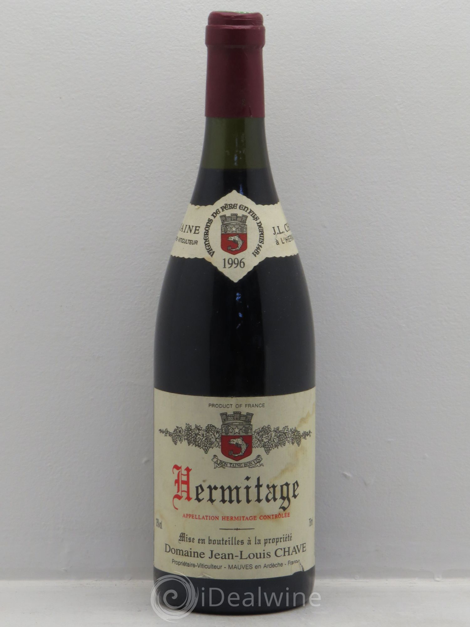 Hermitage Jean-Louis Chave 1996 - Lot de 1 bouteille - 0