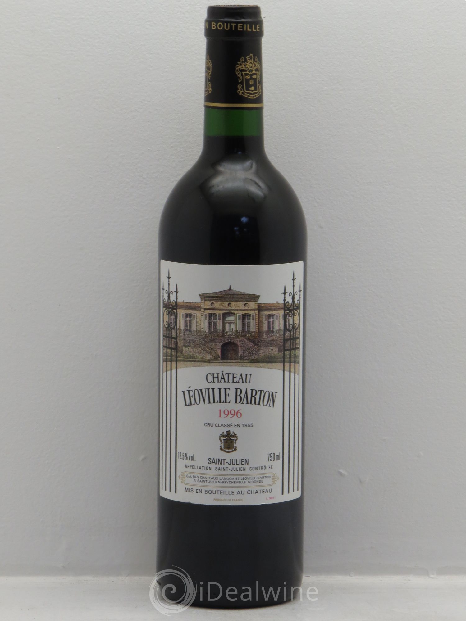 Château Léoville Barton 2ème Grand Cru Classé 1996 - Lot de 1 bouteille - 0