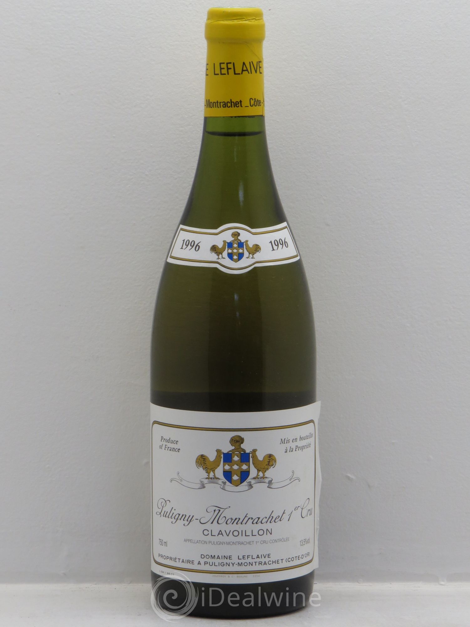 Puligny-Montrachet 1er Cru Clavoillon Leflaive (Domaine) 1996 - Lot de 1 bouteille - 0