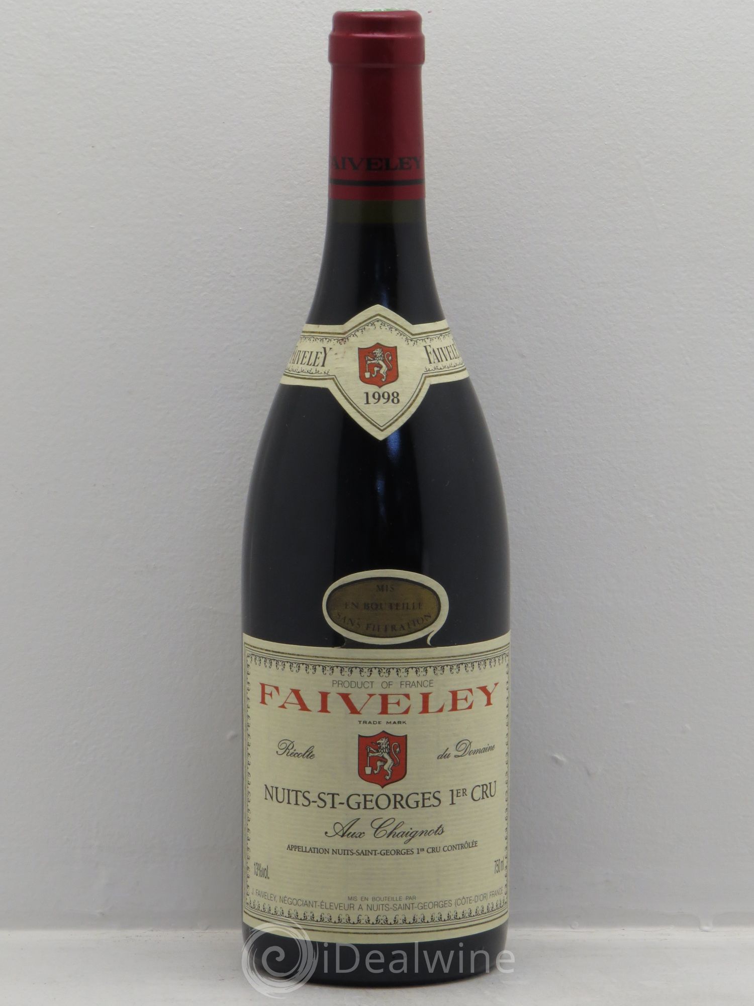 Nuits-Saint-Georges 1er Cru Aux Chaignots Faiveley 1998 - Lot de 1 bouteille - 0