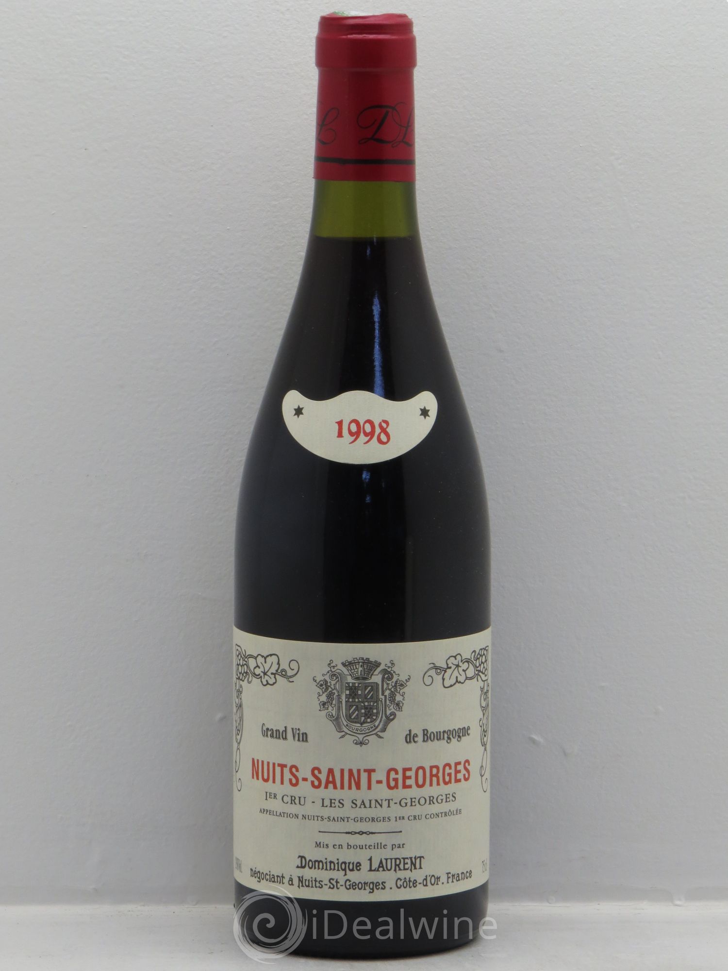 Nuits-Saint-Georges 1er Cru Les Saints Georges Vieilles Vignes Dominique Laurent 1998 - Lot de 1 bouteille - 0