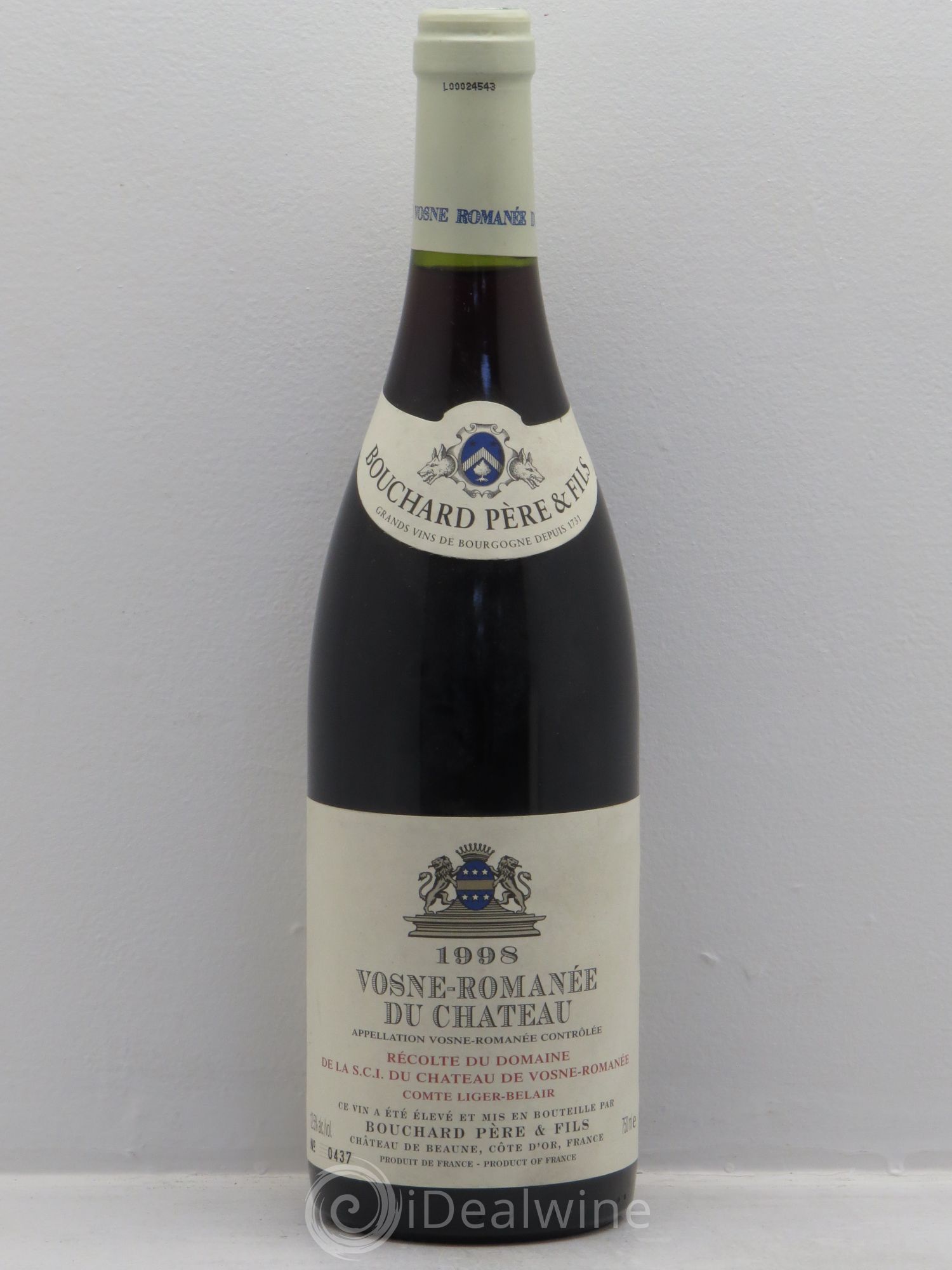 Vosne-Romanée Comte Liger-Belair (Domaine du) 1998 - Lot de 1 bouteille - 0