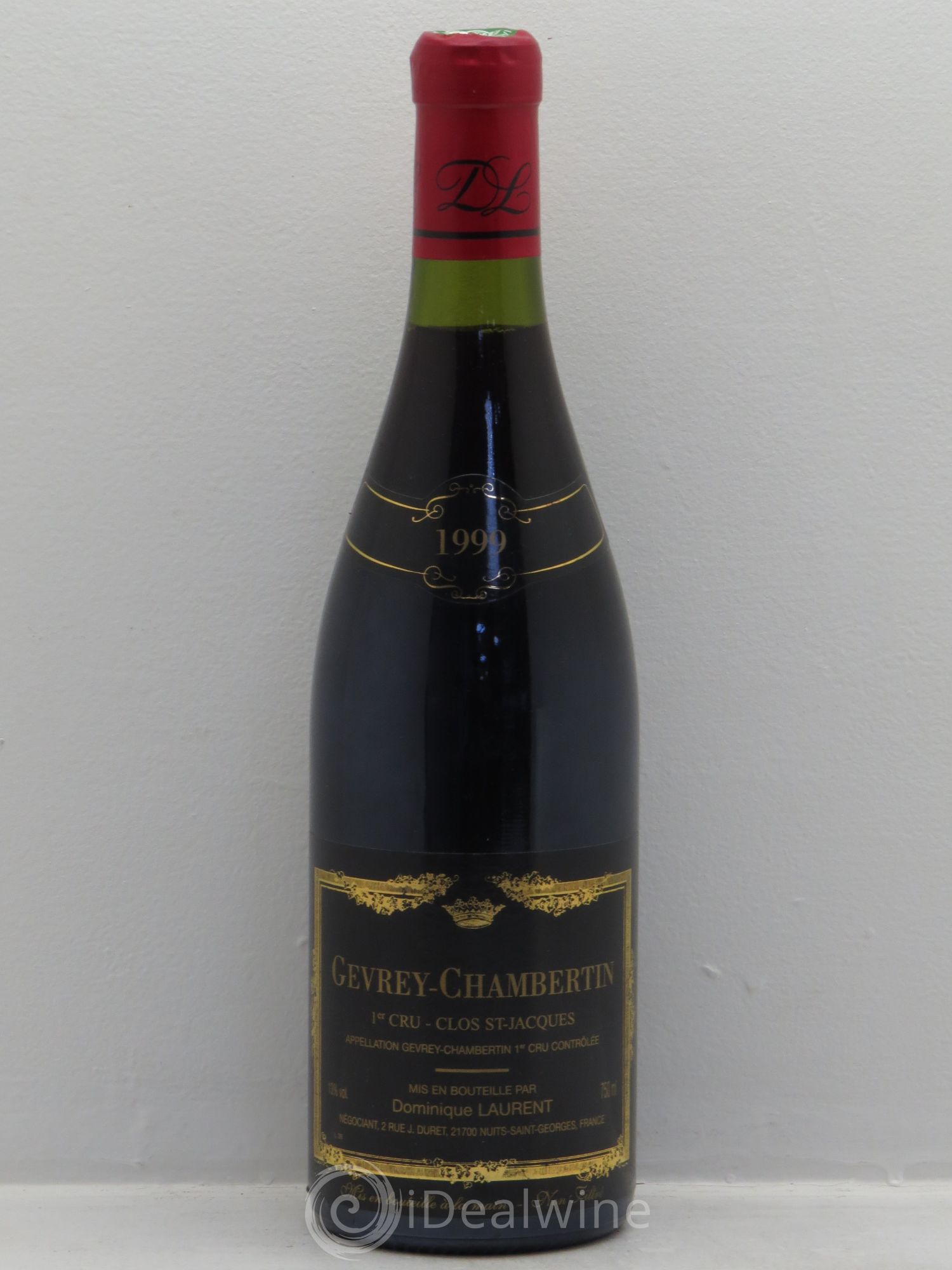 Gevrey-Chambertin 1er Cru Clos Saint Jacques Dominique Laurent 1999 - Lot de 1 bouteille - 0
