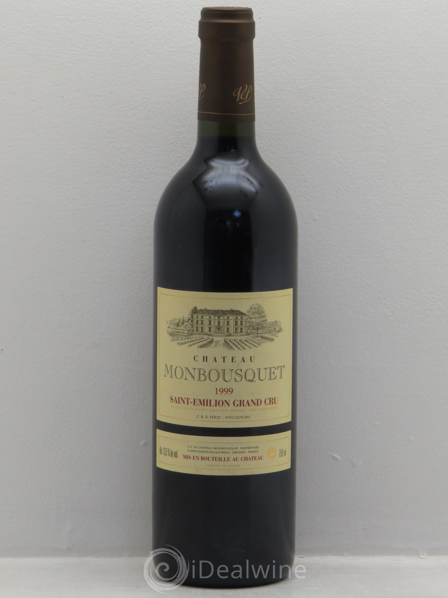 Château Monbousquet Grand Cru Classé 1999 - Lot de 1 bouteille - 0