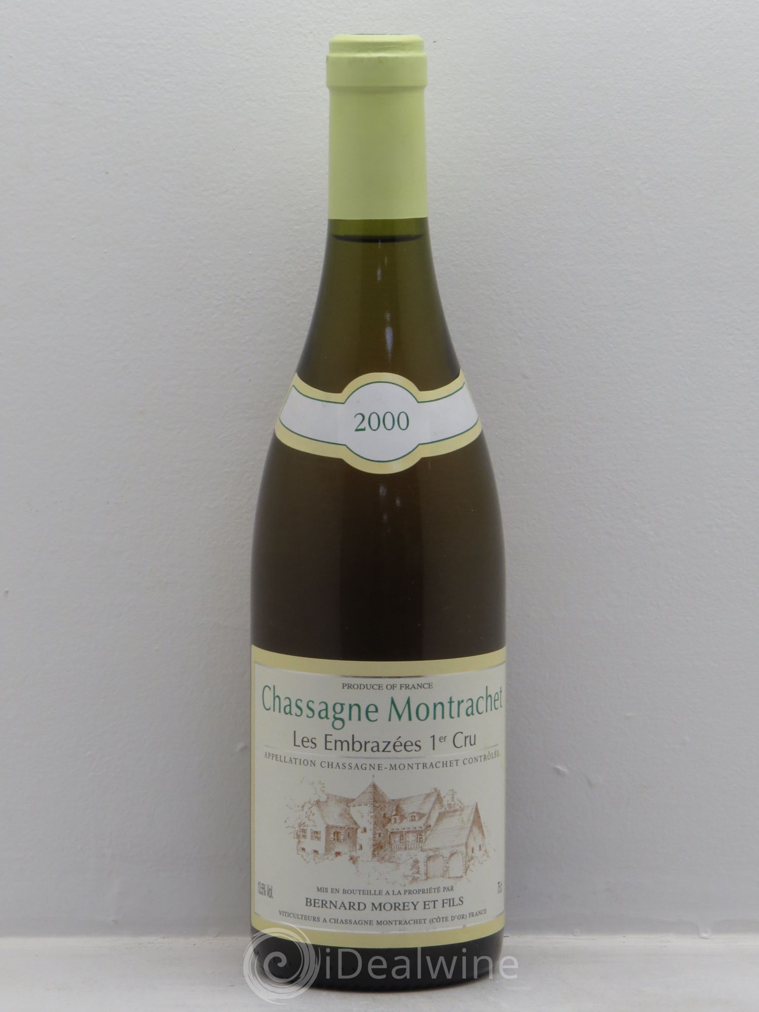 Chassagne-Montrachet 1er Cru Les Embrazées Bernard Morey et Fils (Domaine) 2000 - Lot de 1 bouteille - 0