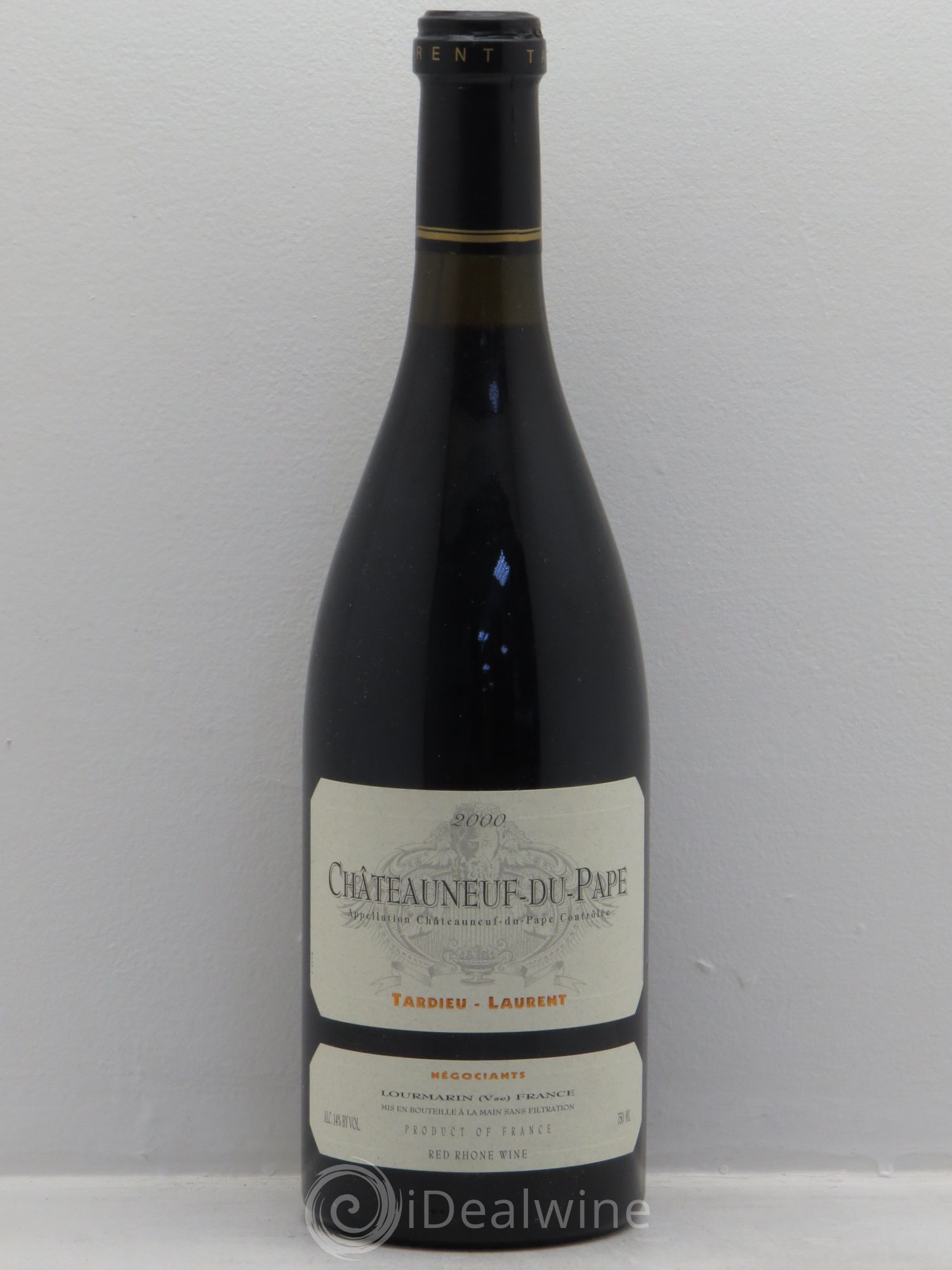 Châteauneuf-du-Pape Domaine Tardieu-Laurent Famille Tardieu 2000 - Lot de 1 bouteille - 0
