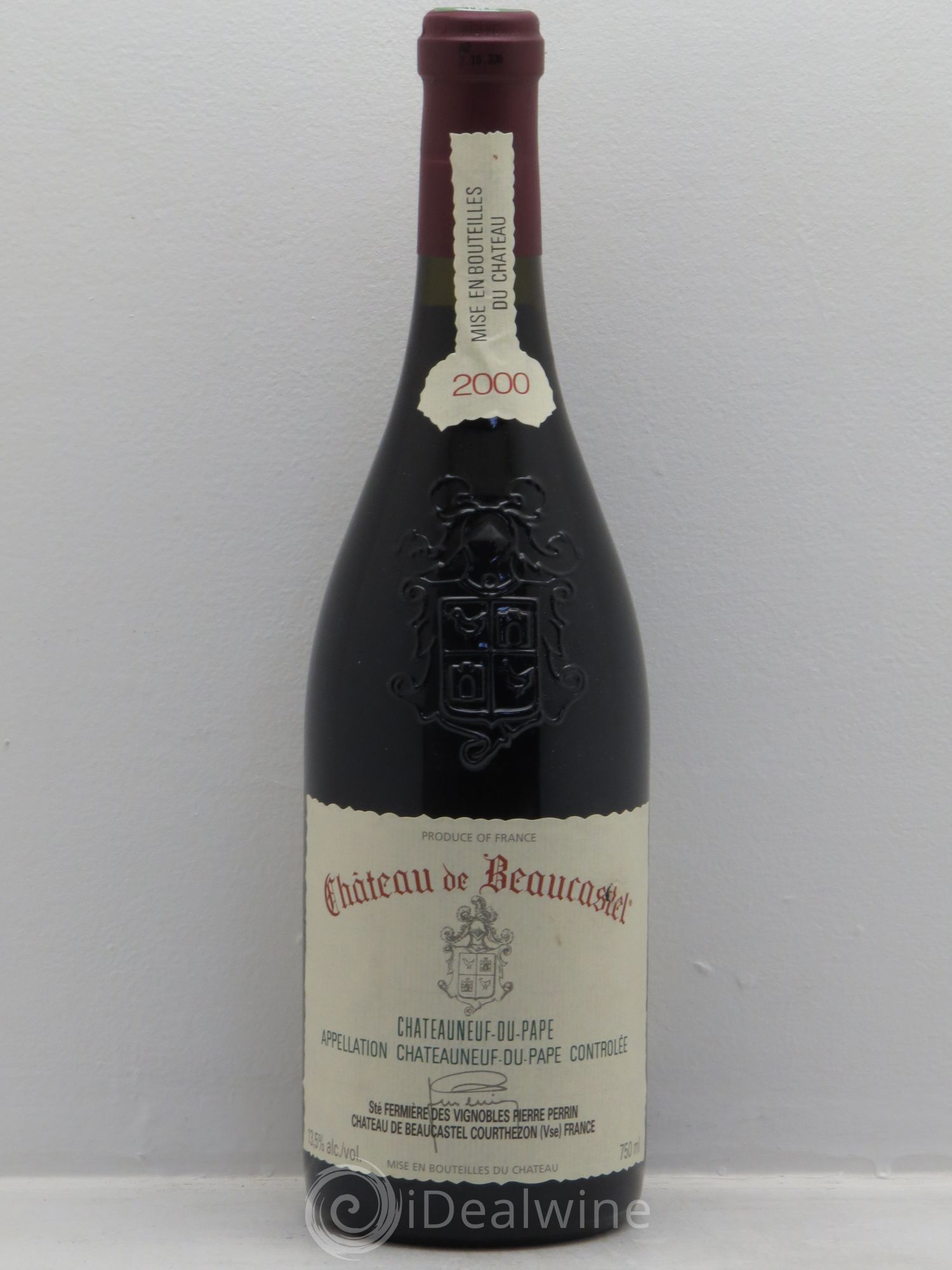 Châteauneuf-du-Pape Château de Beaucastel Famille Perrin 2000 - Lot de 1 bouteille - 0
