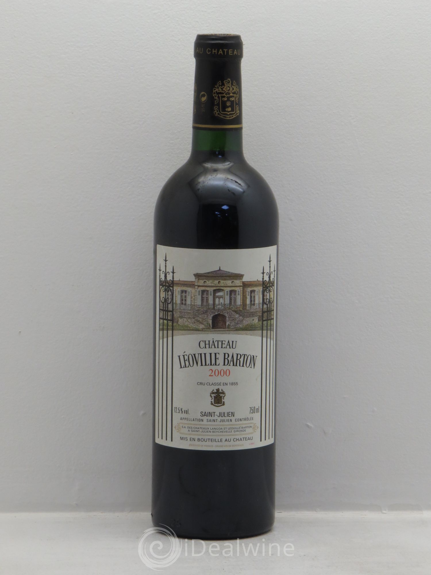 Château Léoville Barton 2ème Grand Cru Classé 2000 - Lot de 1 bouteille - 0