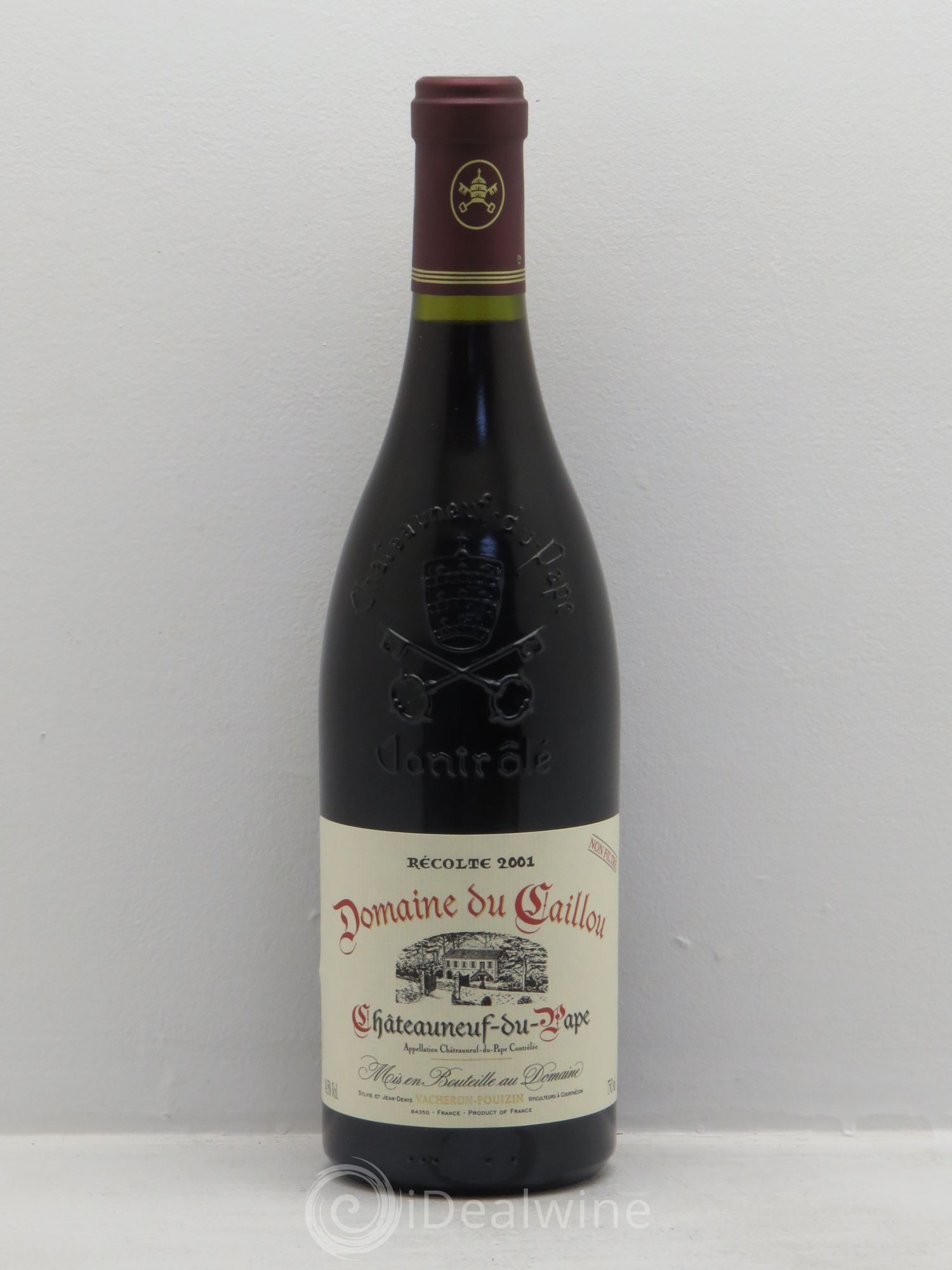 Châteauneuf-du-Pape Domaine Le Clos Du Caillou Tradition 2001 - Lot de 1 bouteille - 0