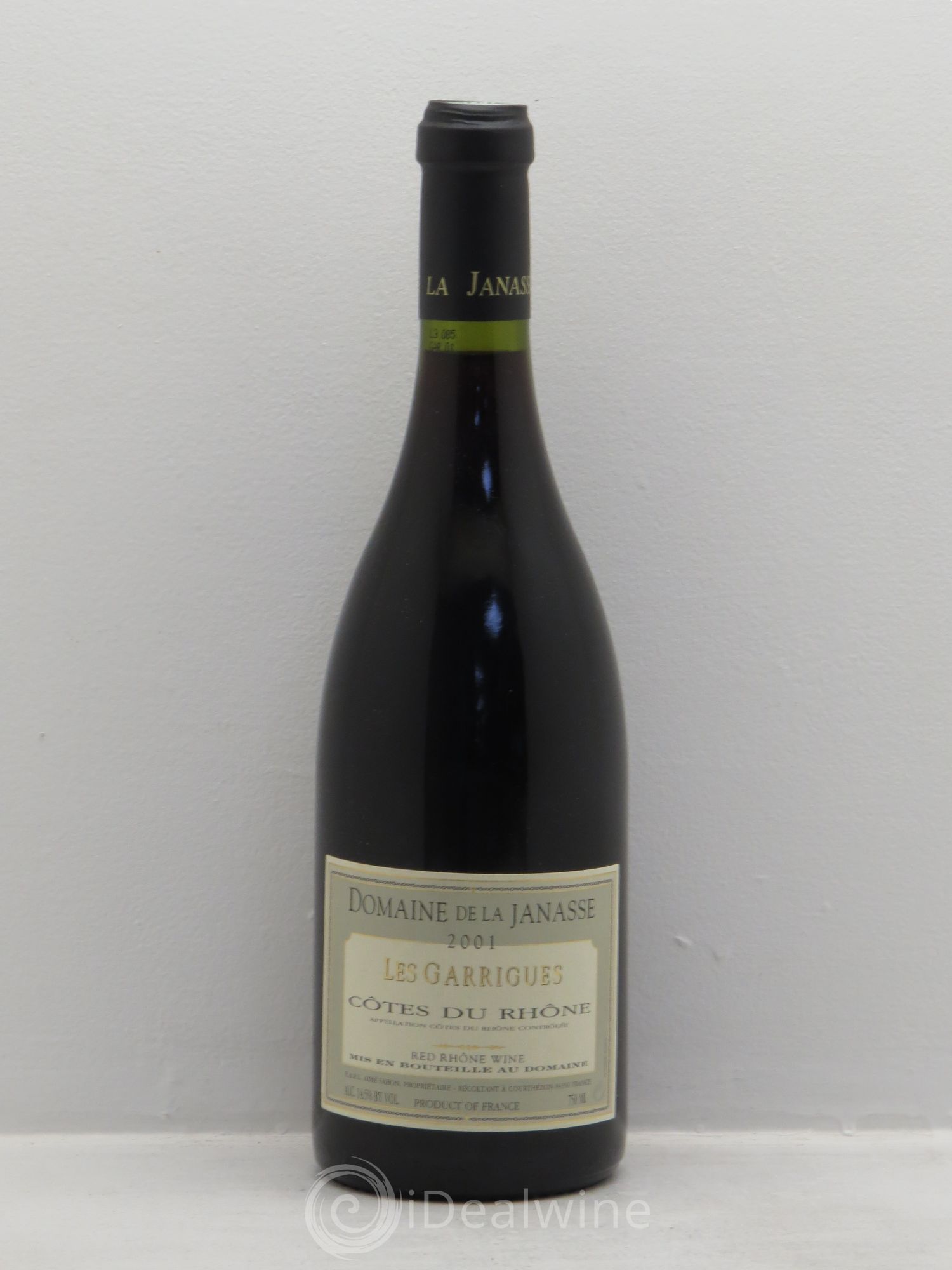 Côtes-du-Rhône La Janasse (Domaine de) Aimé Sabon Les Garrigues -Aimé Sabon 2001 - Posten von 1 Flasche - 0