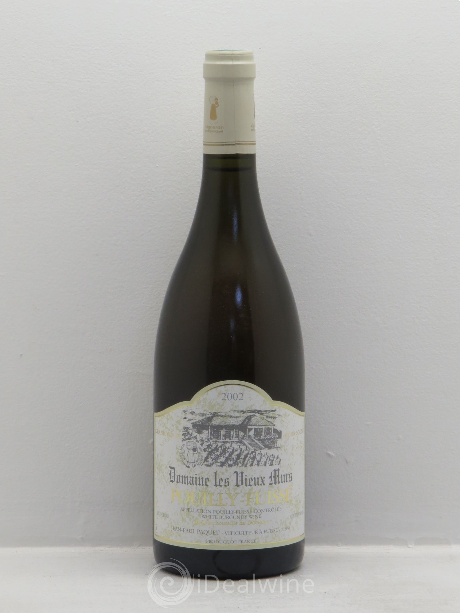 Pouilly-Fuissé Domaine les vieux Murs -Jean-Paul Paquet 2002 - Posten von 1 Flasche - 0