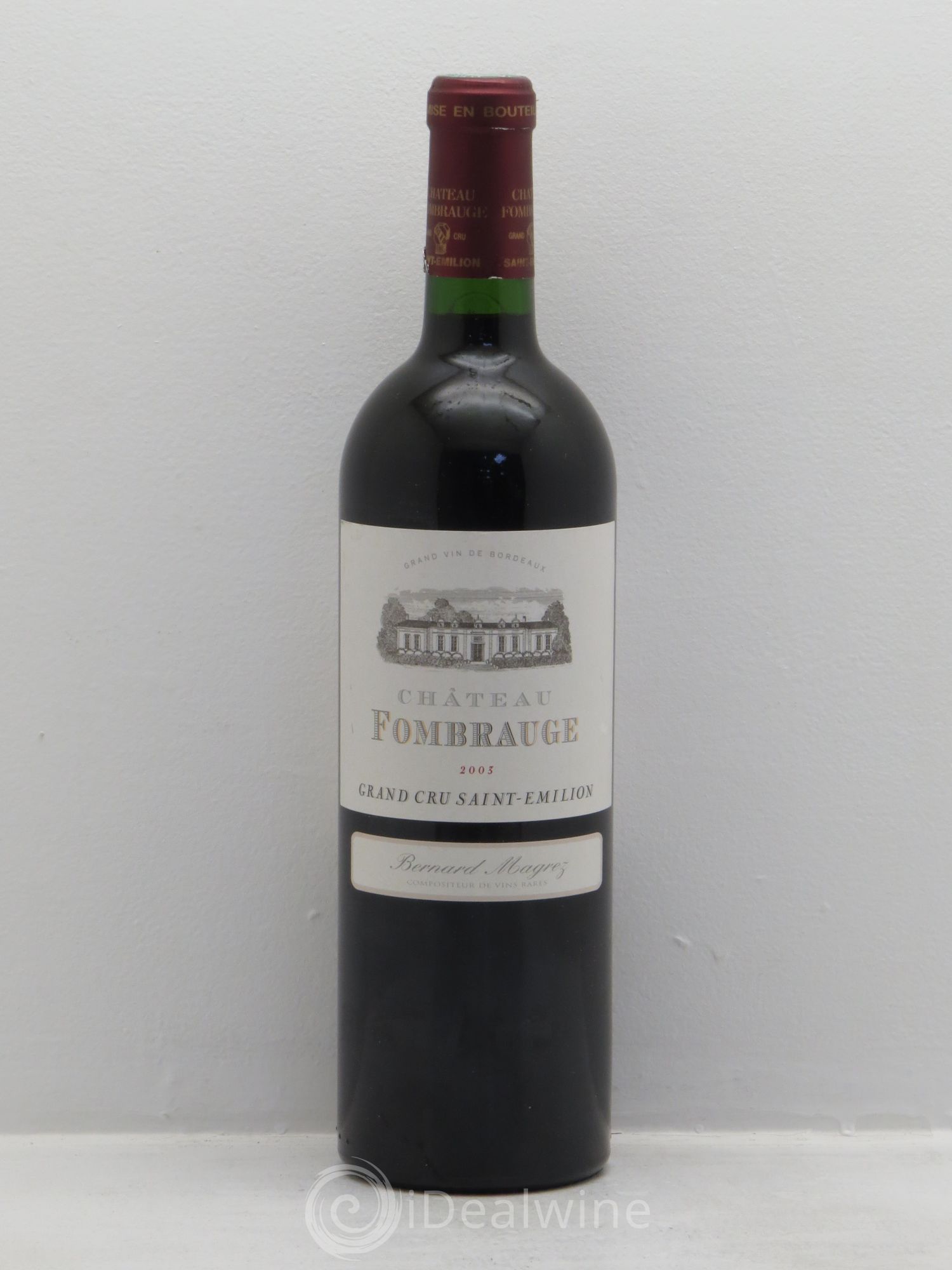 Château Fombrauge Grand Cru Classé 2003 - Lot de 1 bouteille - 0