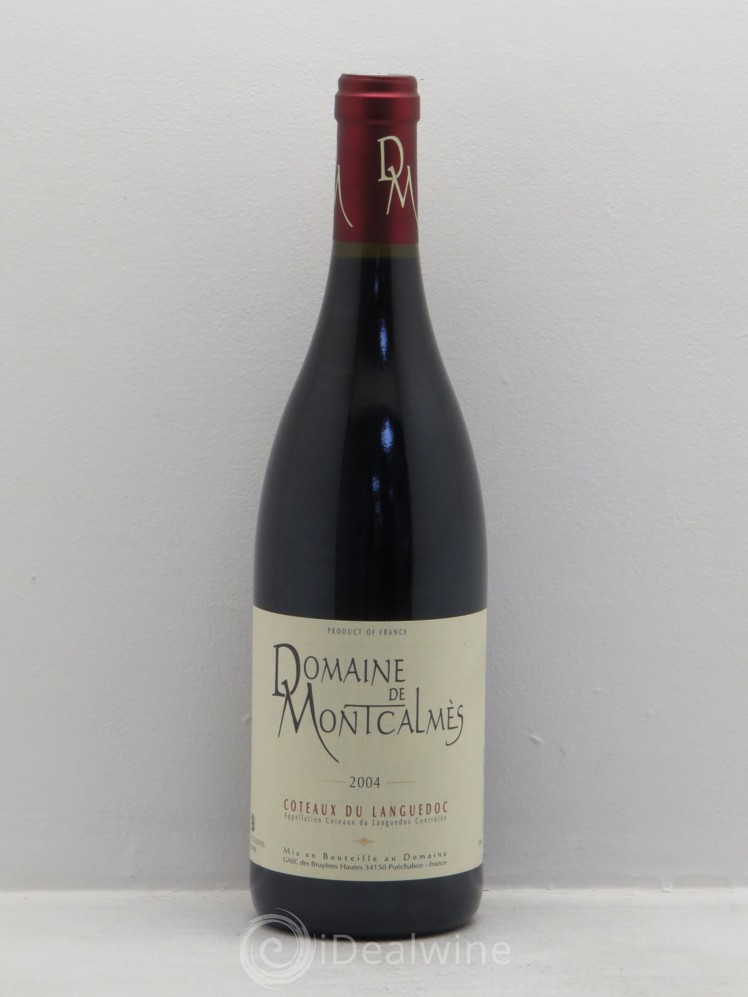 Terrasses du Larzac Domaine de Montcalmès Frédéric Pourtalié 2004 - Lot de 1 bouteille - 0