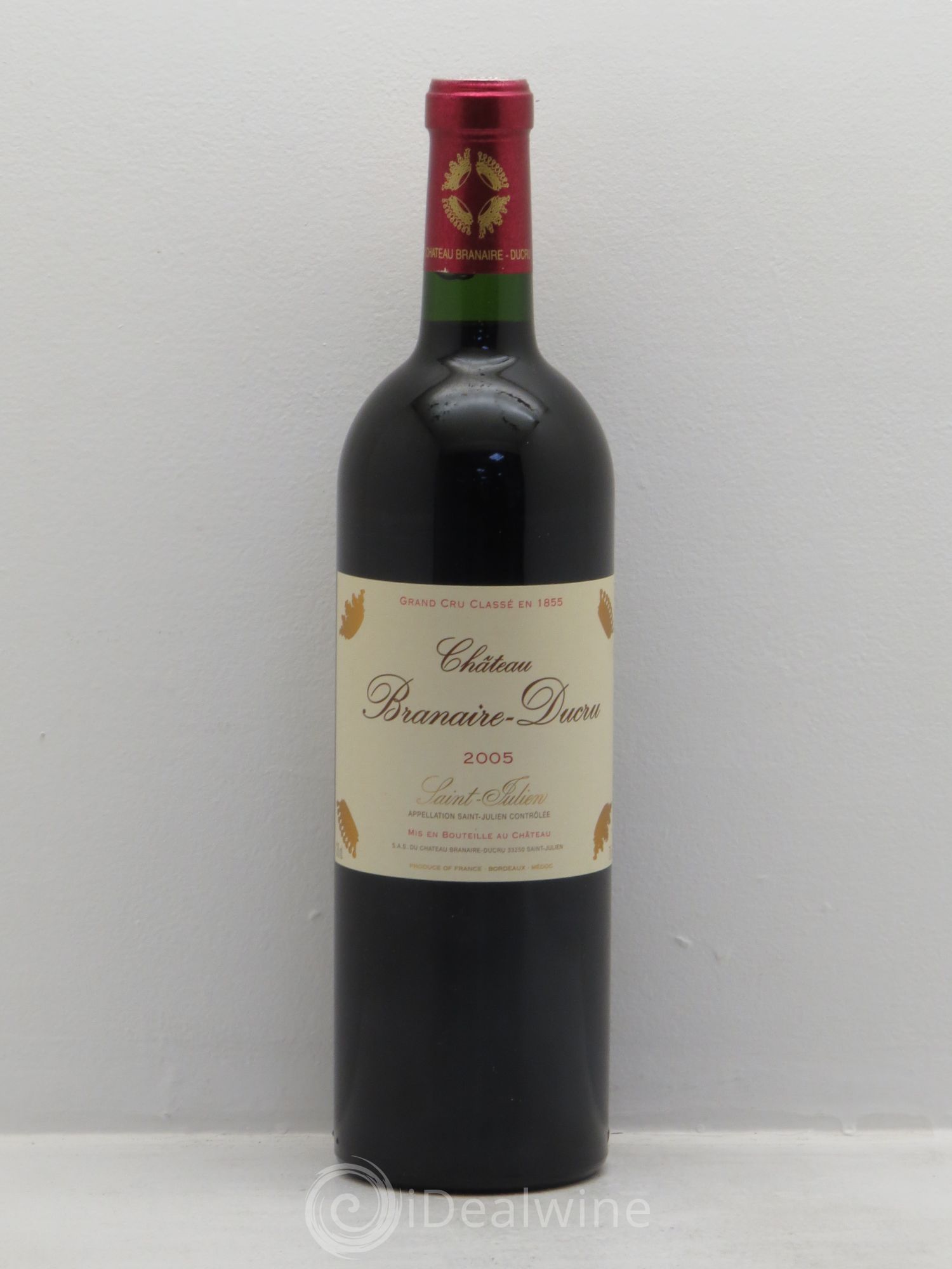 Château Branaire Ducru 4ème Grand Cru Classé 2005 - Lot de 1 bouteille - 0