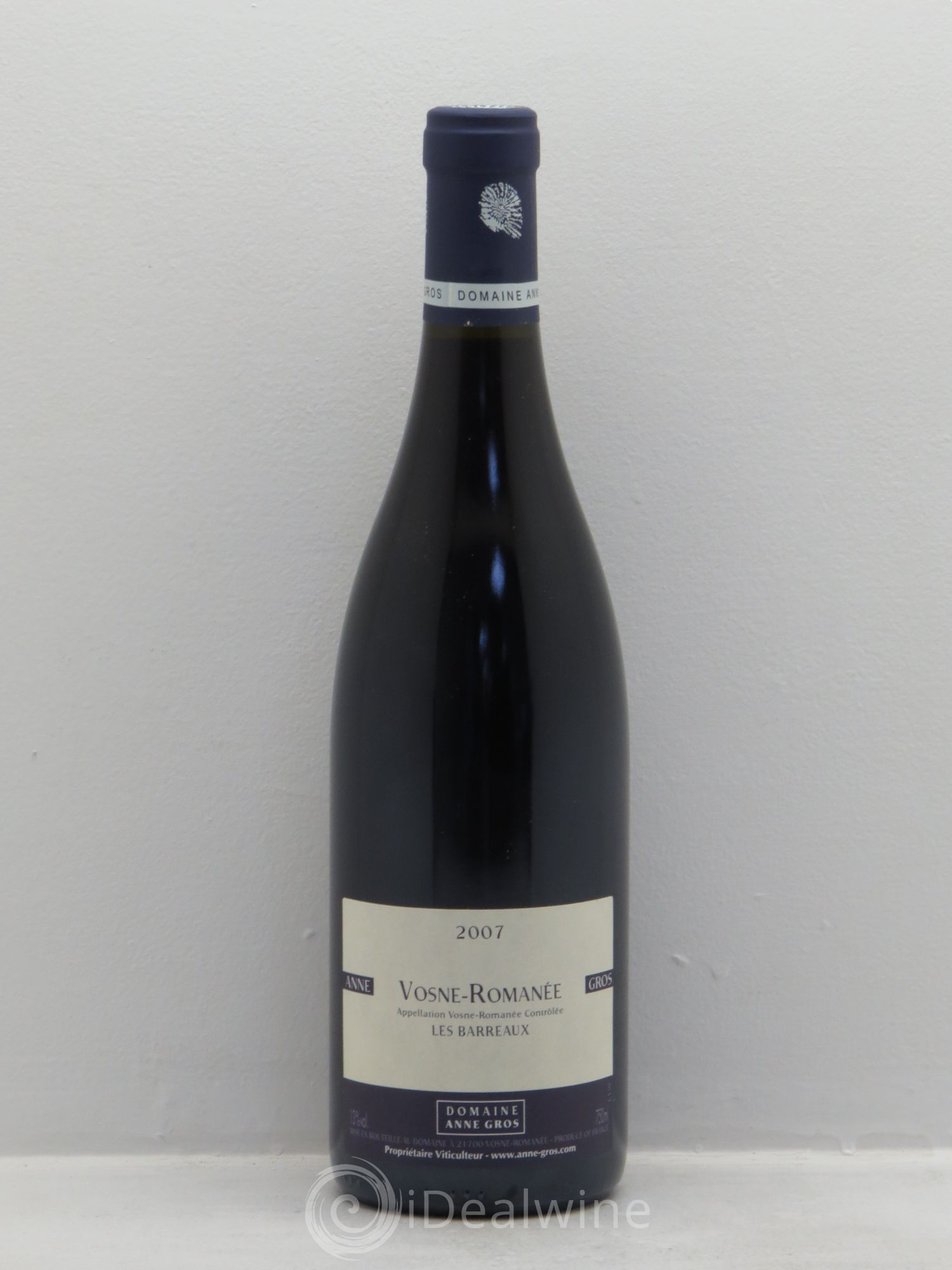 Vosne-Romanée Les Barreaux Anne Gros 2007 - Lot de 1 bouteille - 0