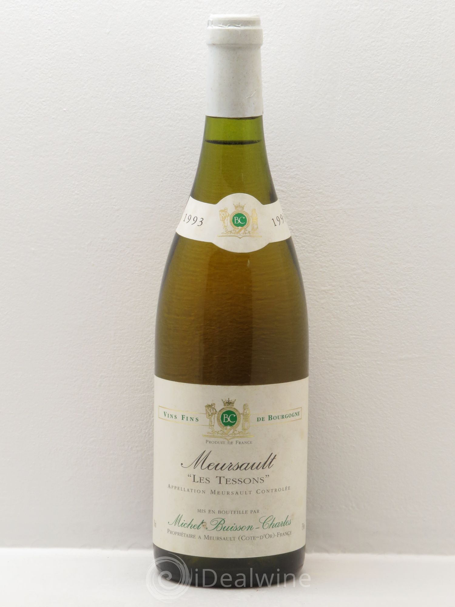 Meursault Les Tessons Michel Buisson Charles (sans prix de réserve) 1993 - Posten von 1 Flasche - 0