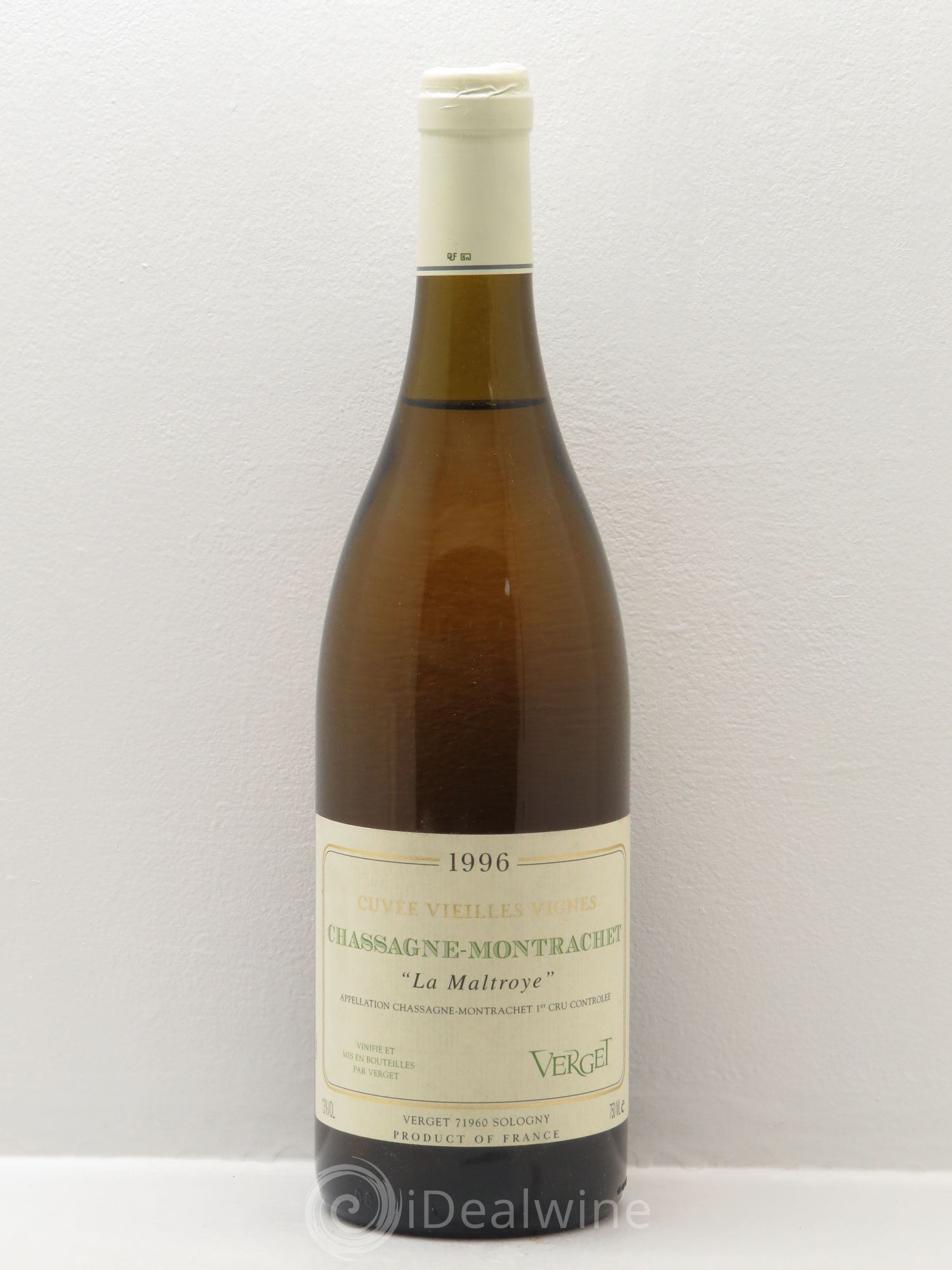 Chassagne-Montrachet 1er Cru (sans prix de réserve) 1996 - Lot de 1 bouteille - 0
