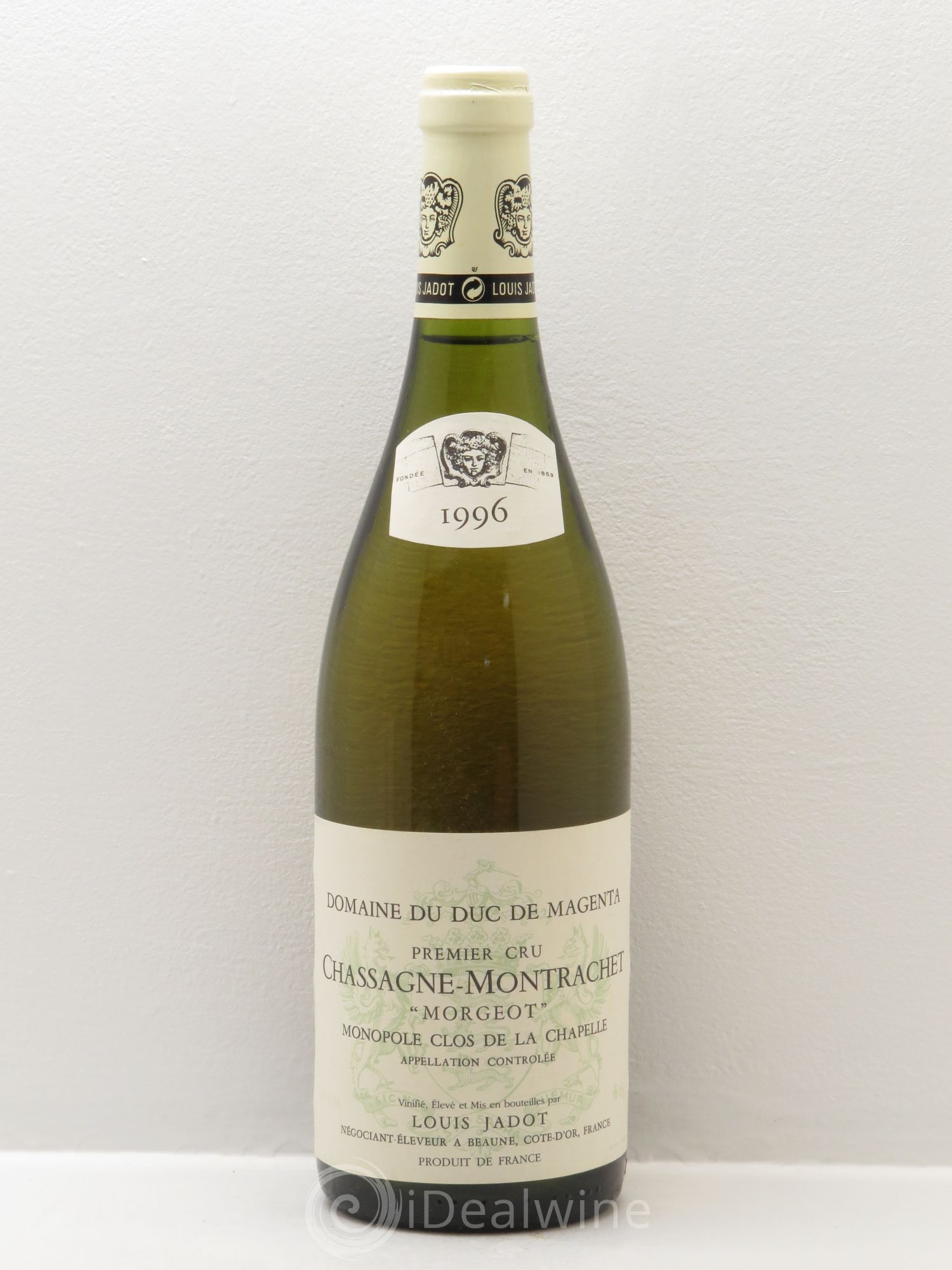Chassagne-Montrachet 1er Cru Clos de la chapelle Duc de magenta (sans prix de réserve) 1996 - Posten von 1 Flasche - 0