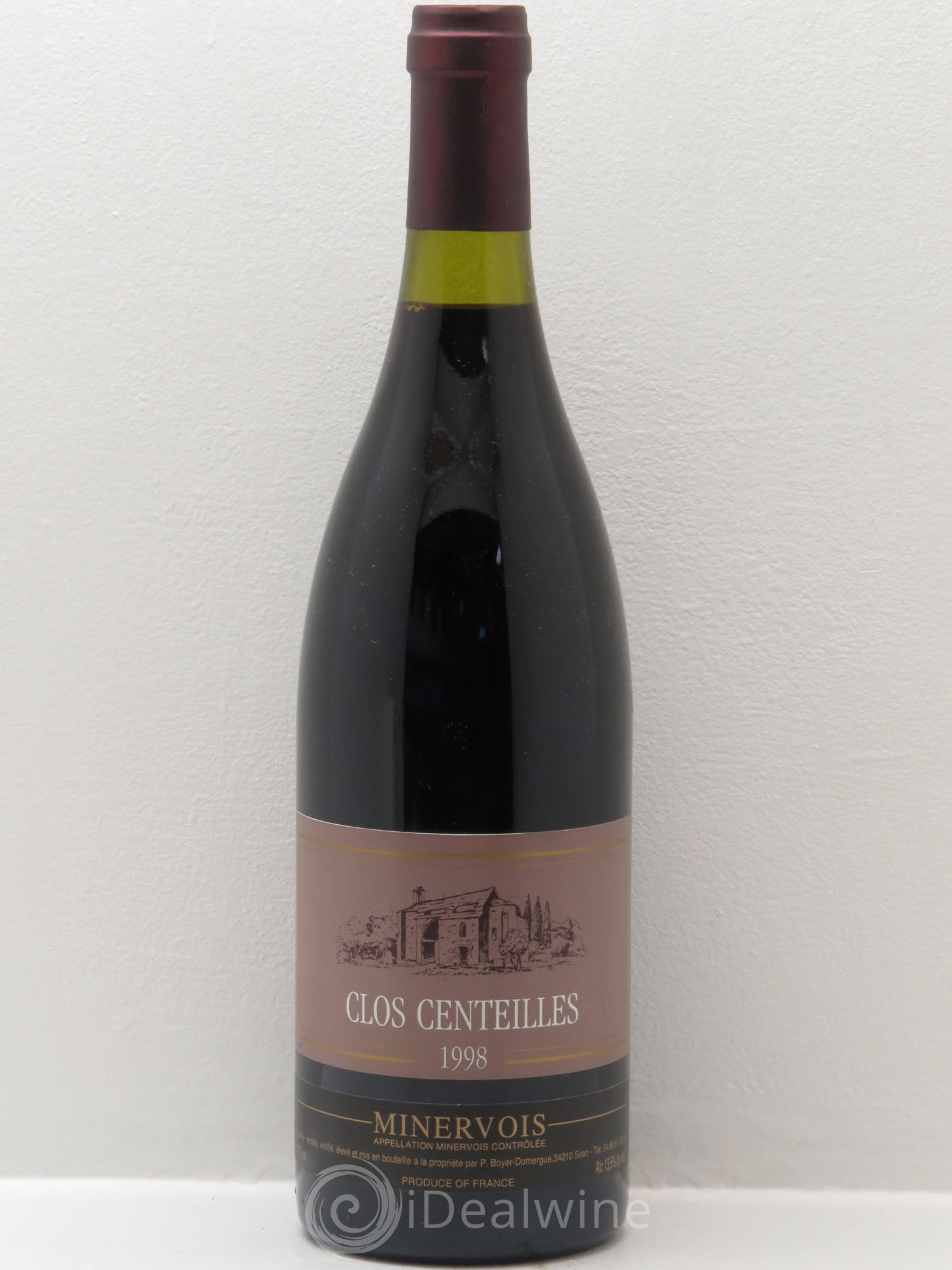 Minervois Clos Centeilles (sans prix de réserve) 1998 - Posten von 1 Flasche - 0