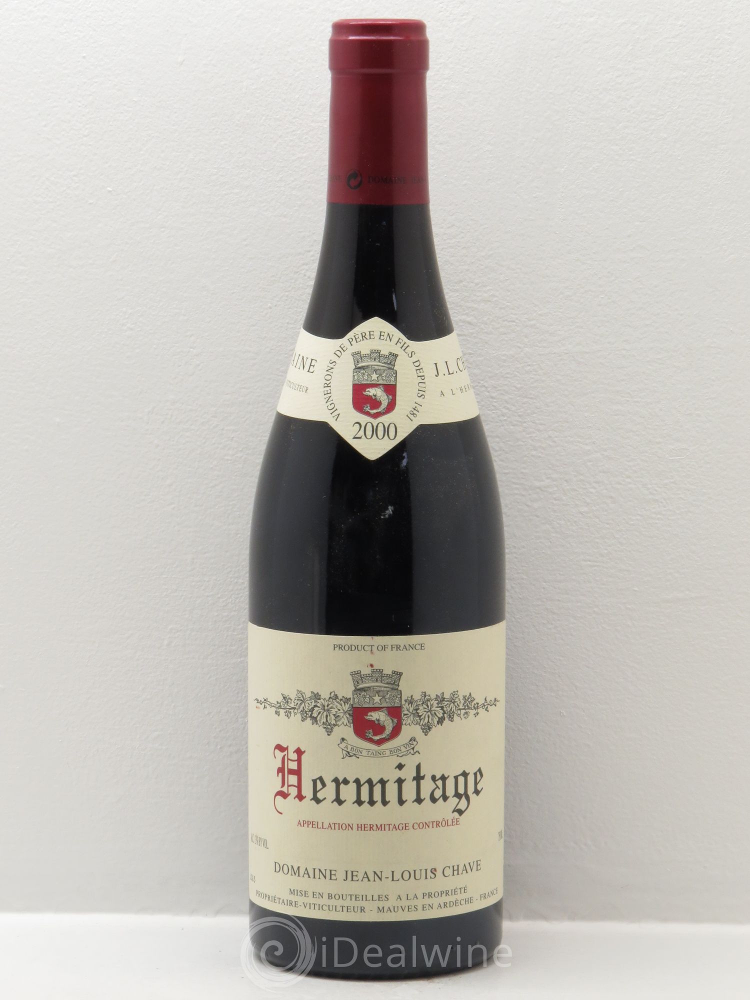Hermitage Jean-Louis Chave (sans prix de réserve) 2000 - Lot de 1 bouteille - 0