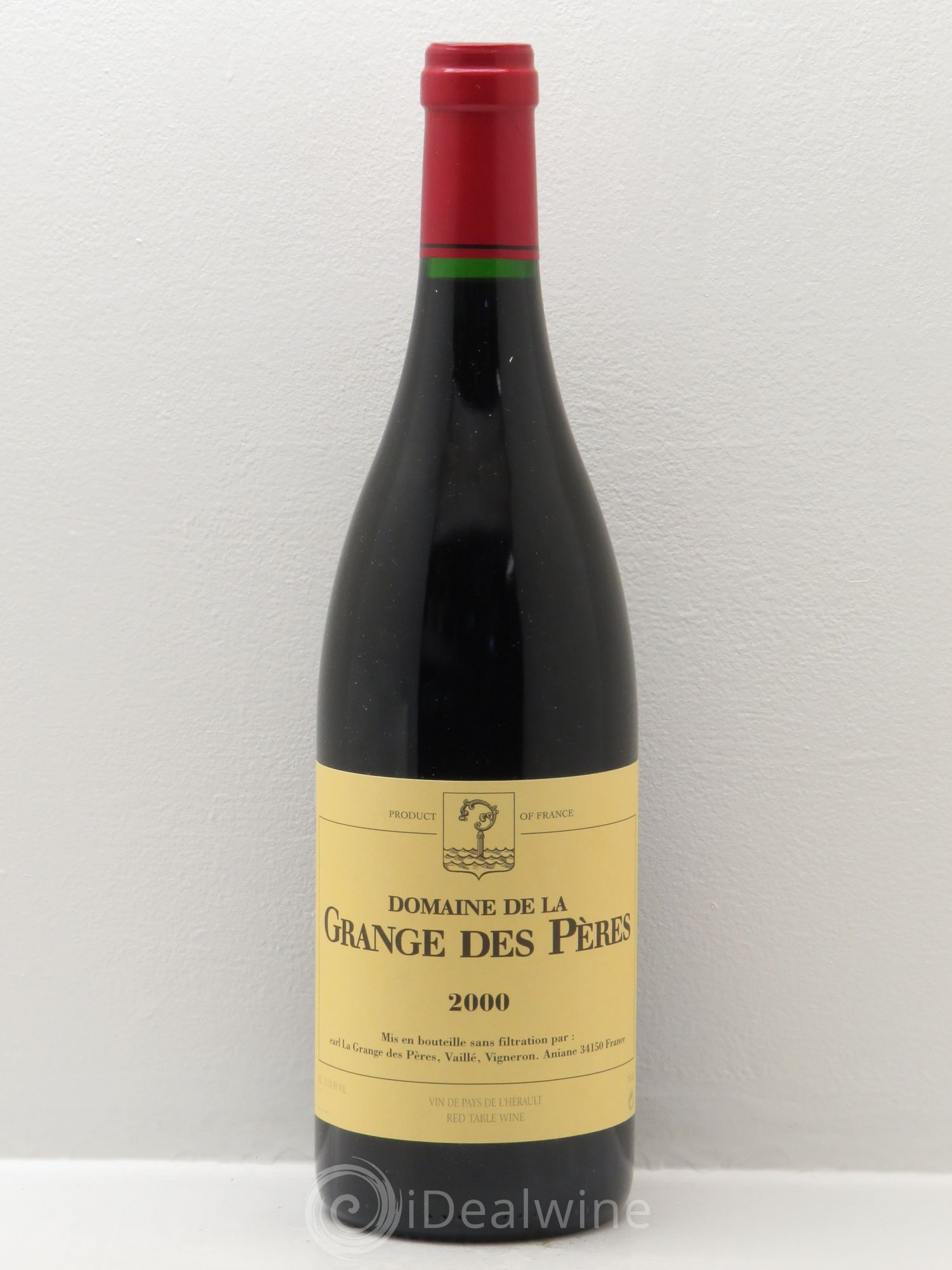 Pays d'Hérault Grange des Pères Laurent Vaillé (sans prix de réserve) 2000 - Lot de 1 bouteille - 0