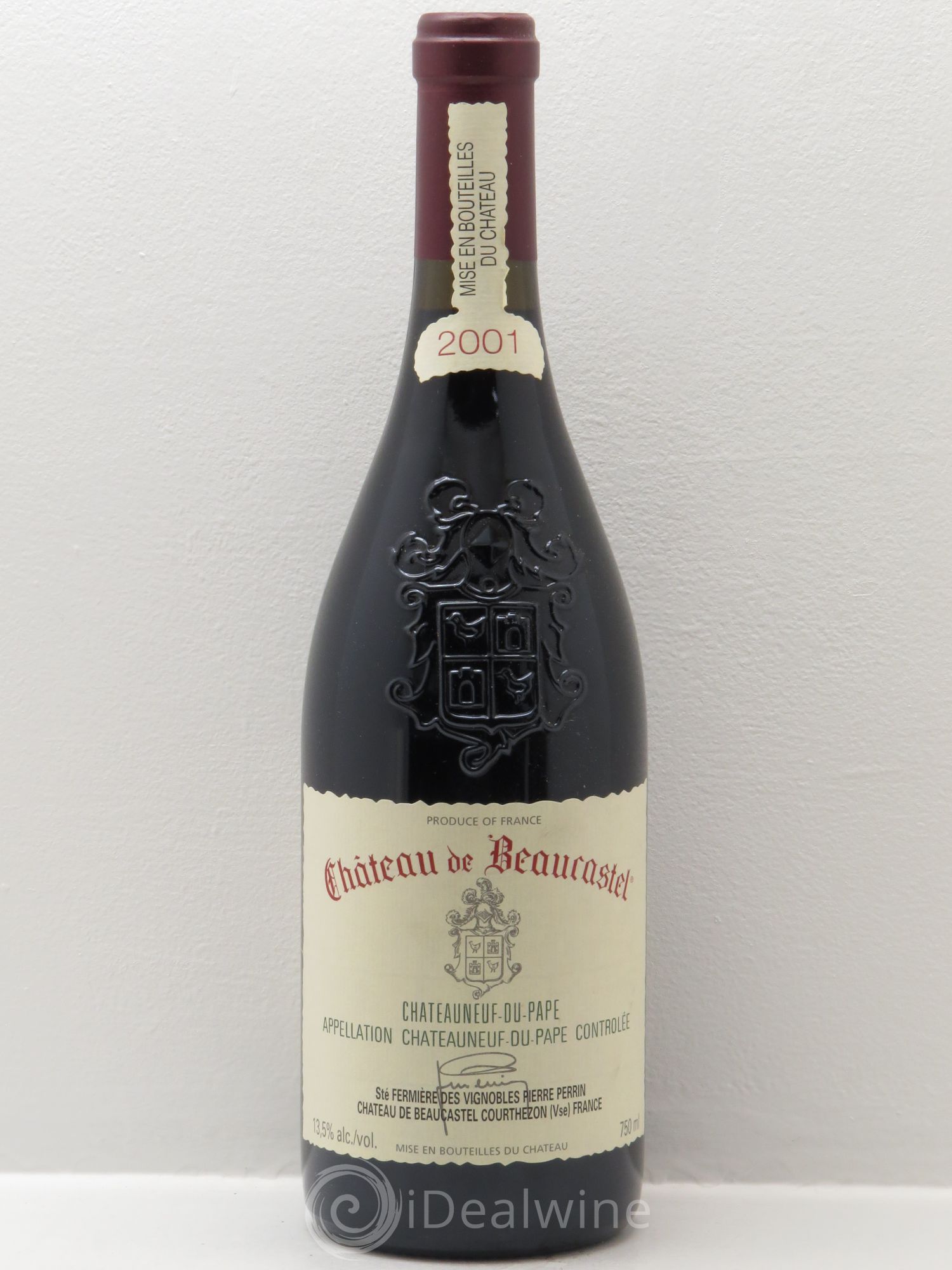 Châteauneuf-du-Pape Château de Beaucastel Famille Perrin (sans prix de réserve) 2001 - Lot de 1 bouteille - 0
