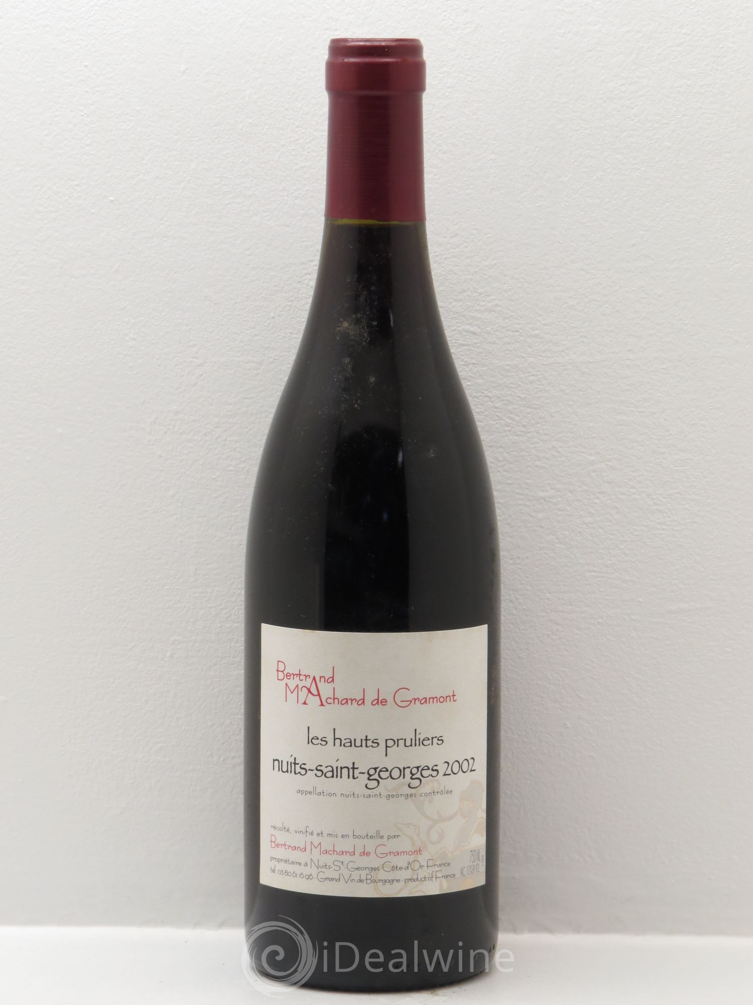 Nuits-Saint-Georges Les Hauts pruliers (sans prix de réserve) 2002 - Posten von 1 Flasche - 0