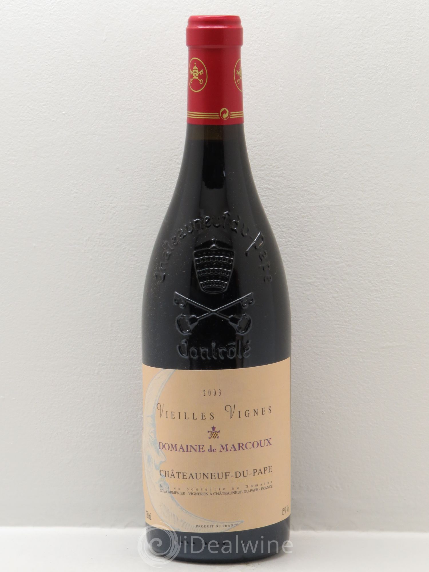 Châteauneuf-du-Pape Vieilles Vignes Marcoux (Domaine de) (sans prix de réserve) 2003 - Lot de 1 bouteille - 0