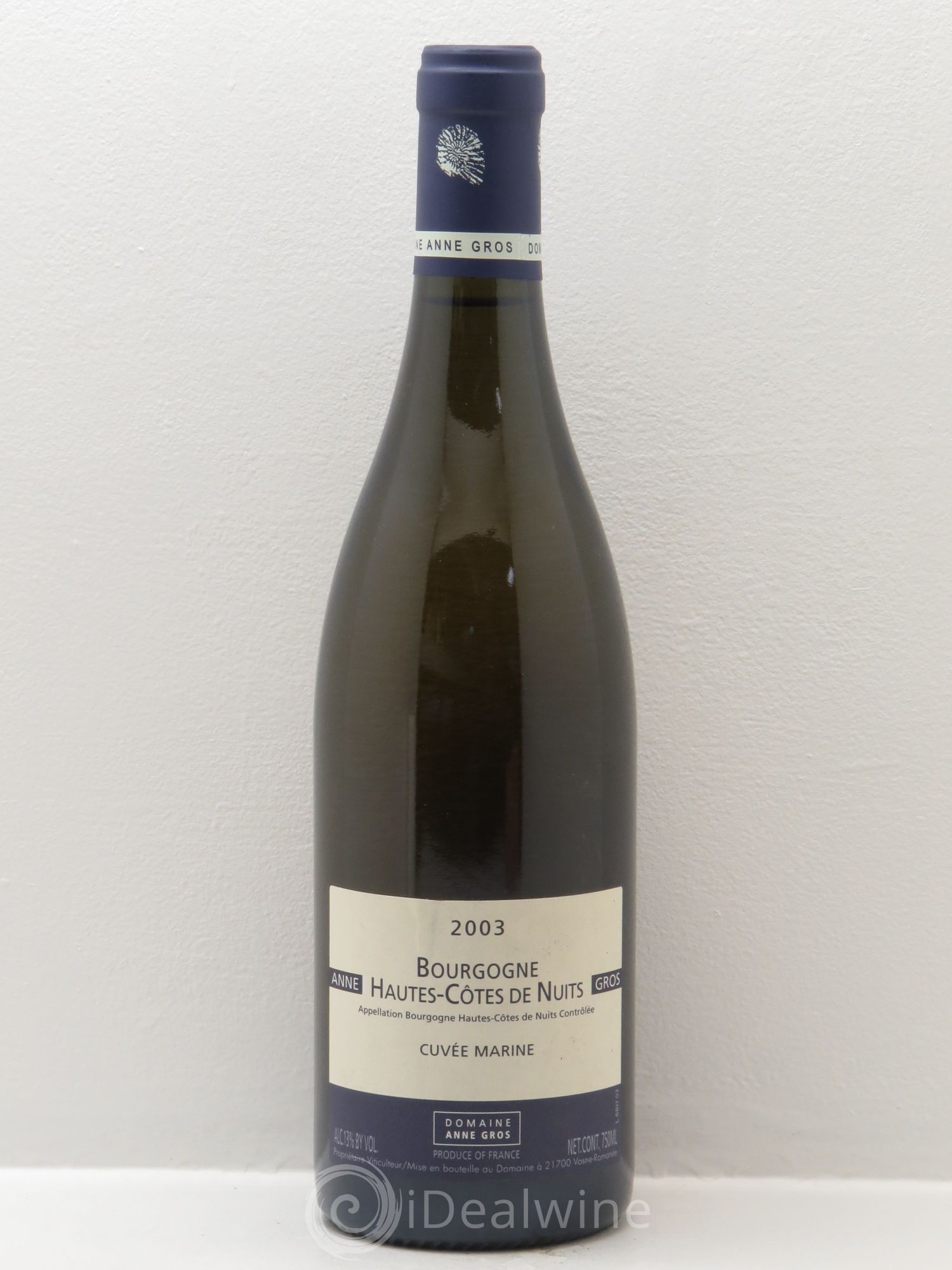 Hautes-Côtes de Nuits Cuvée Marine Anne Gros (sans prix de réserve) 2003 - Lot de 1 bouteille - 0